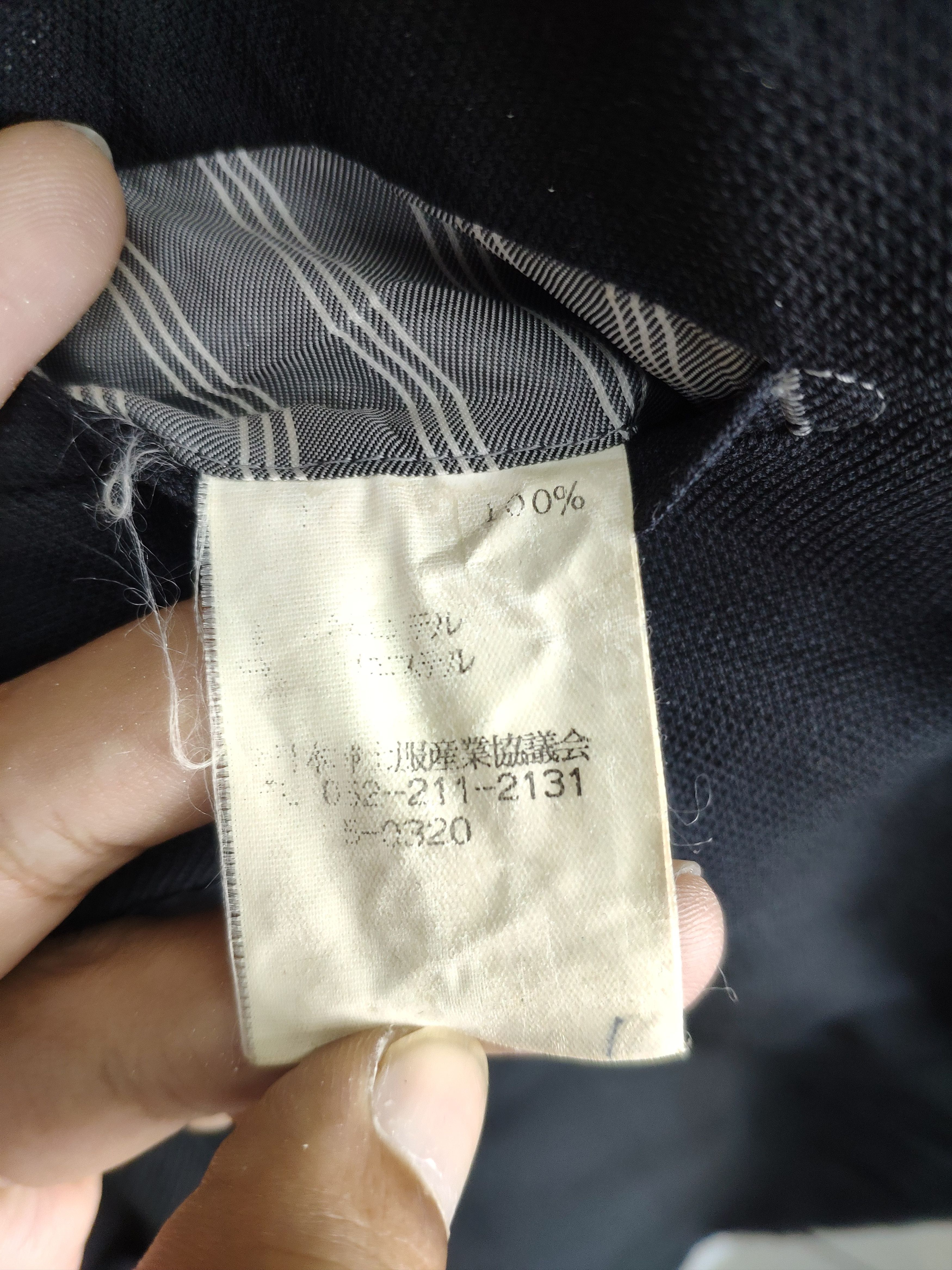 Designer × Kansai Yamamoto Vintage Kansai Yamamoto Blazer Jacket Black Size US S / EU 44-46 / 1 - 5 Thumbnail