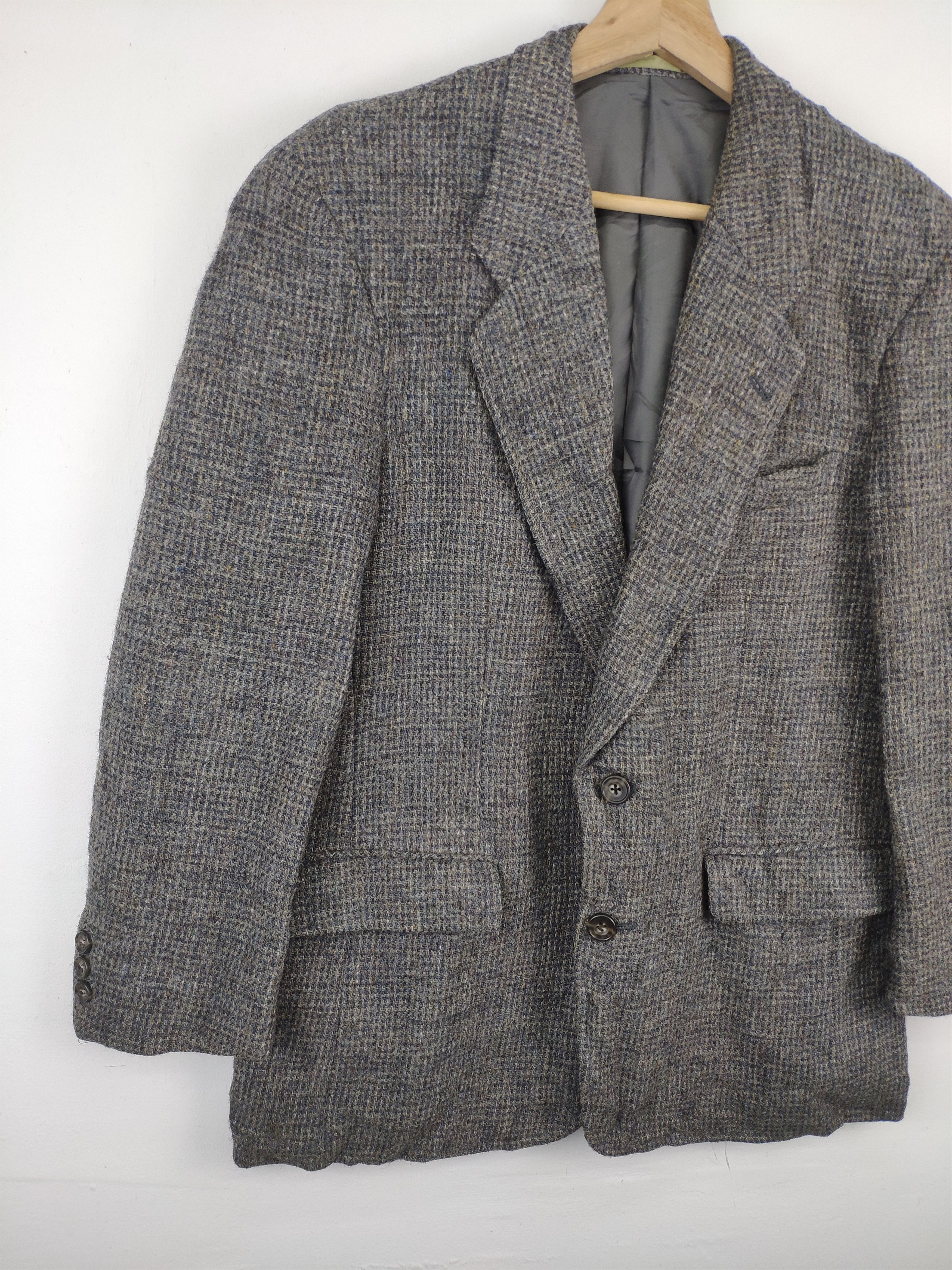 Designer × Harris Tweed Harris Tweed Wool Coat Blazer Jacket Size US M / EU 48-50 / 2 - 7 Thumbnail