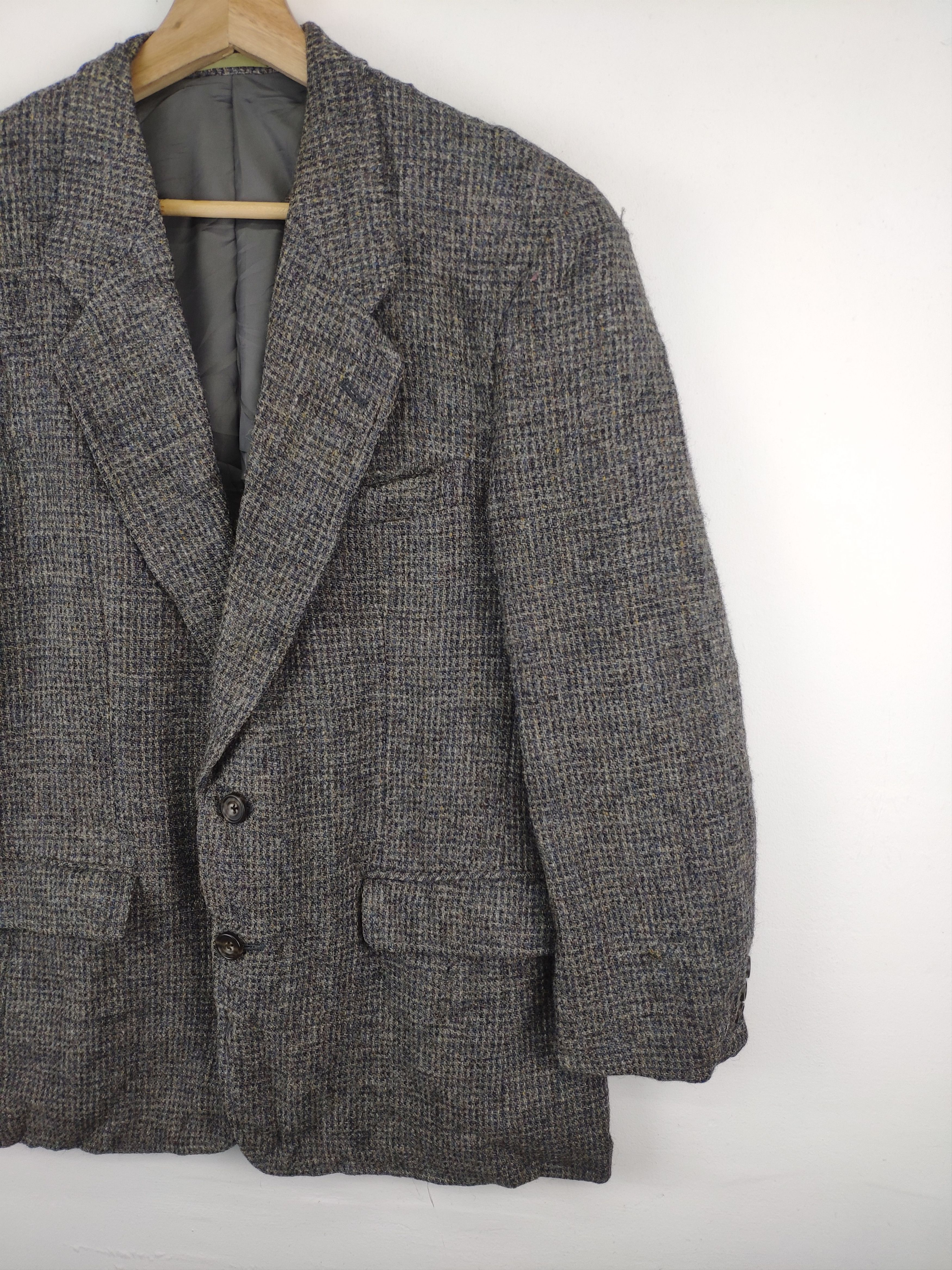 Designer × Harris Tweed Harris Tweed Wool Coat Blazer Jacket Size US M / EU 48-50 / 2 - 6 Thumbnail