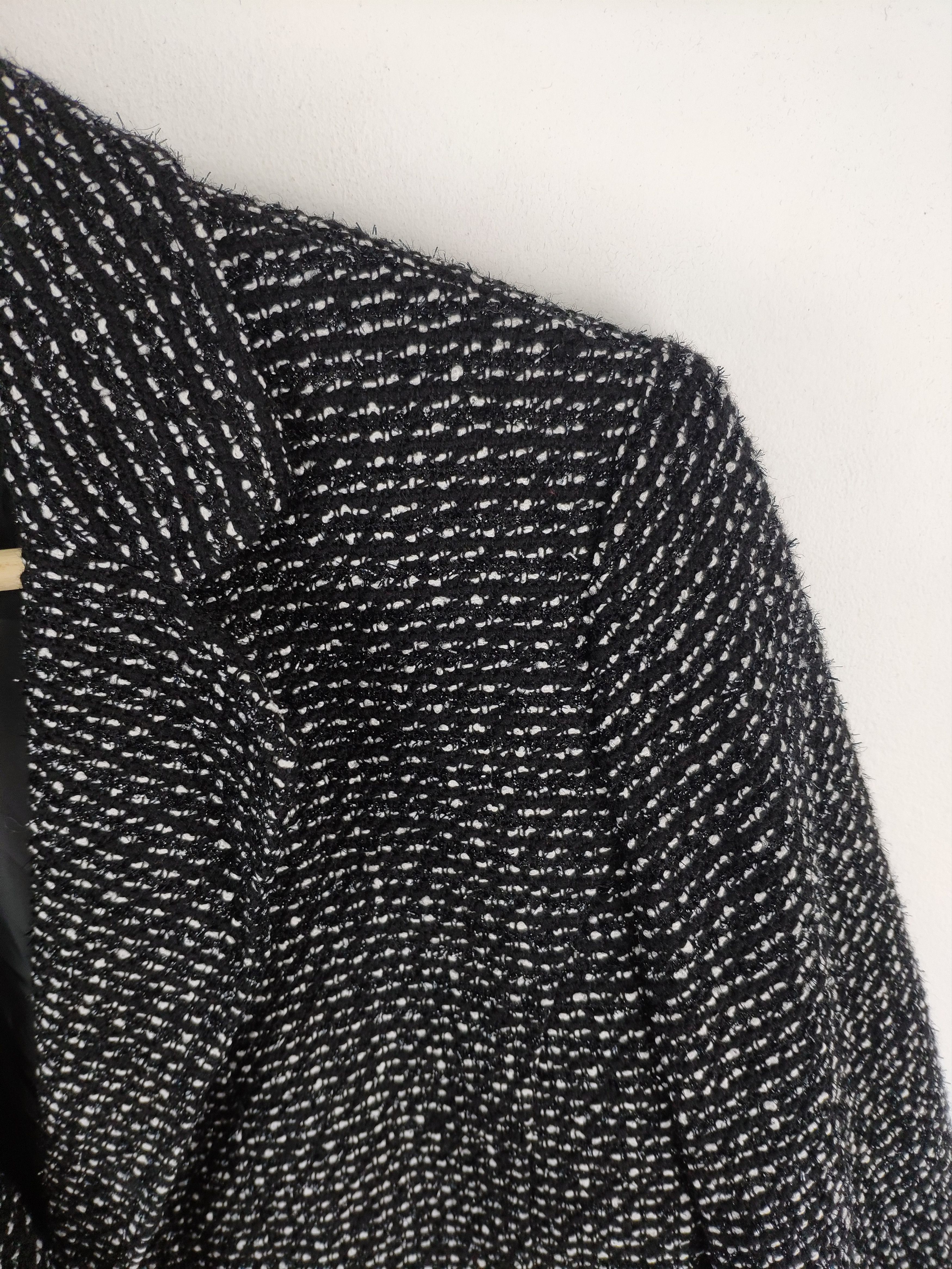 Designer × Japanese Brand Vintage Wool Tweed Cardigan Cropped Jacket Chanel Style Size S / US 4 / IT 40 - 14 Thumbnail