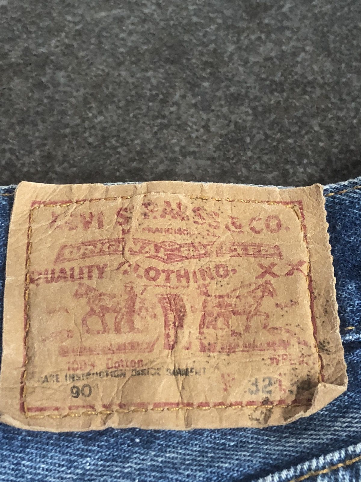 Levi's Vintage 90s Levis 901 Women High Waist Denim Size 30" / US 8 / IT 44 - 15 Thumbnail