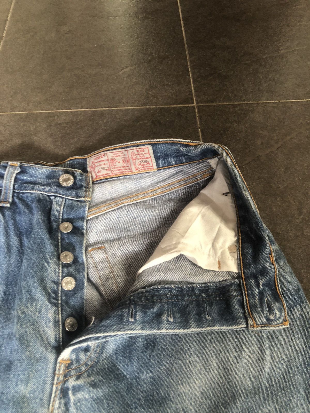 Levi's Vintage 90s Levis 901 Women High Waist Denim Size 30" / US 8 / IT 44 - 17 Thumbnail