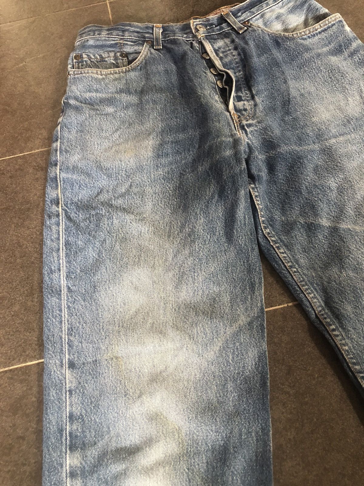 Levi's Vintage 90s Levis 901 Women High Waist Denim Size 30" / US 8 / IT 44 - 6 Thumbnail