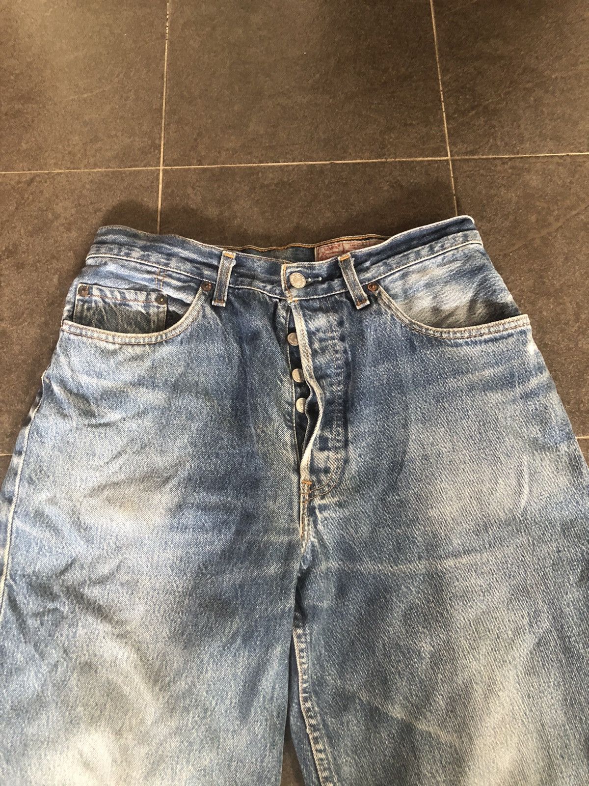 Levi's Vintage 90s Levis 901 Women High Waist Denim Size 30" / US 8 / IT 44 - 7 Thumbnail