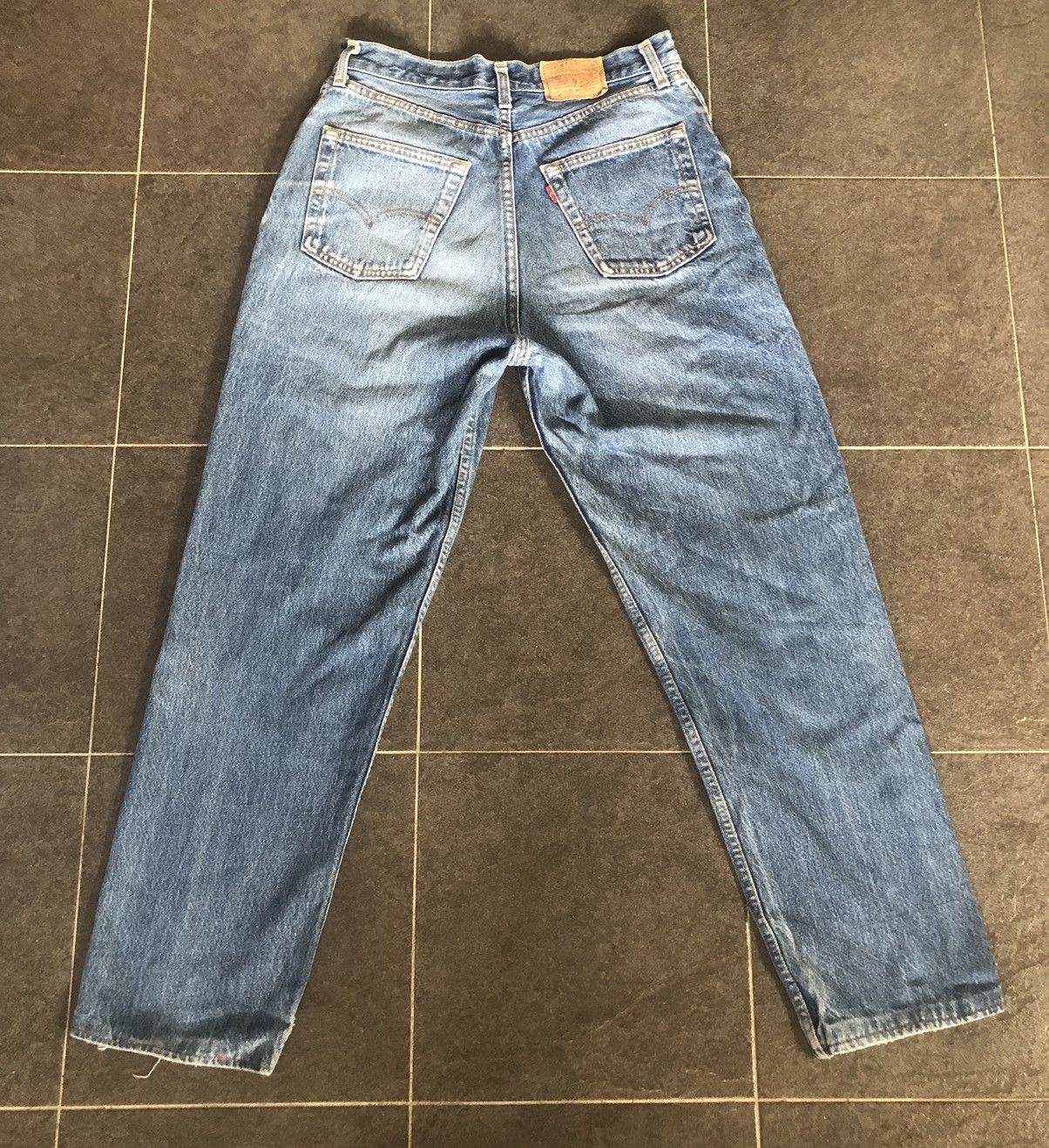 Levi's Vintage 90s Levis 901 Women High Waist Denim Size 30" / US 8 / IT 44 - 2 Thumbnail