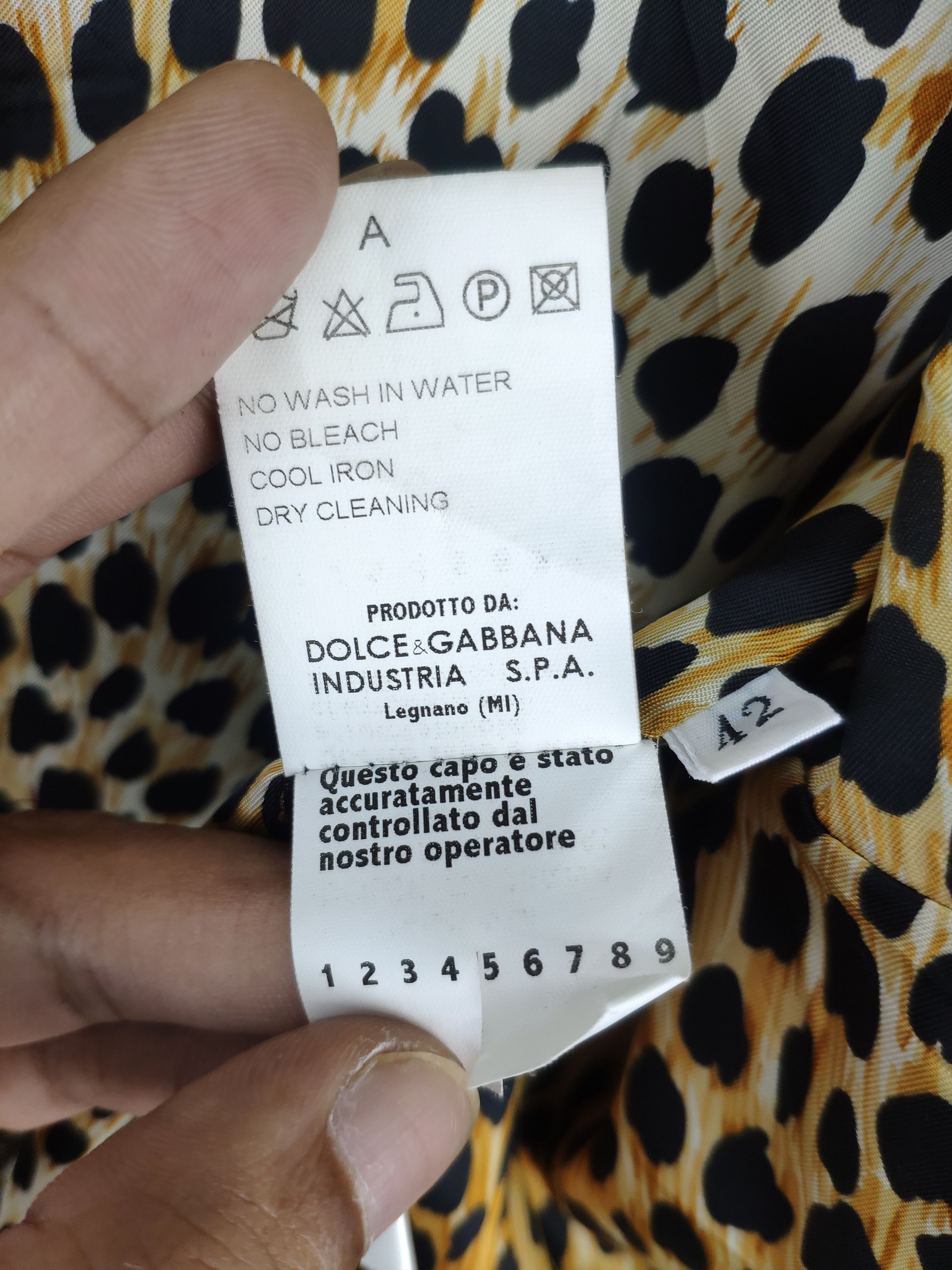 Dolce & Gabbana Dolce & Gabbana Wool Blazer Lining Leopard Distressed Size S / US 4 / IT 40 - 5 Thumbnail