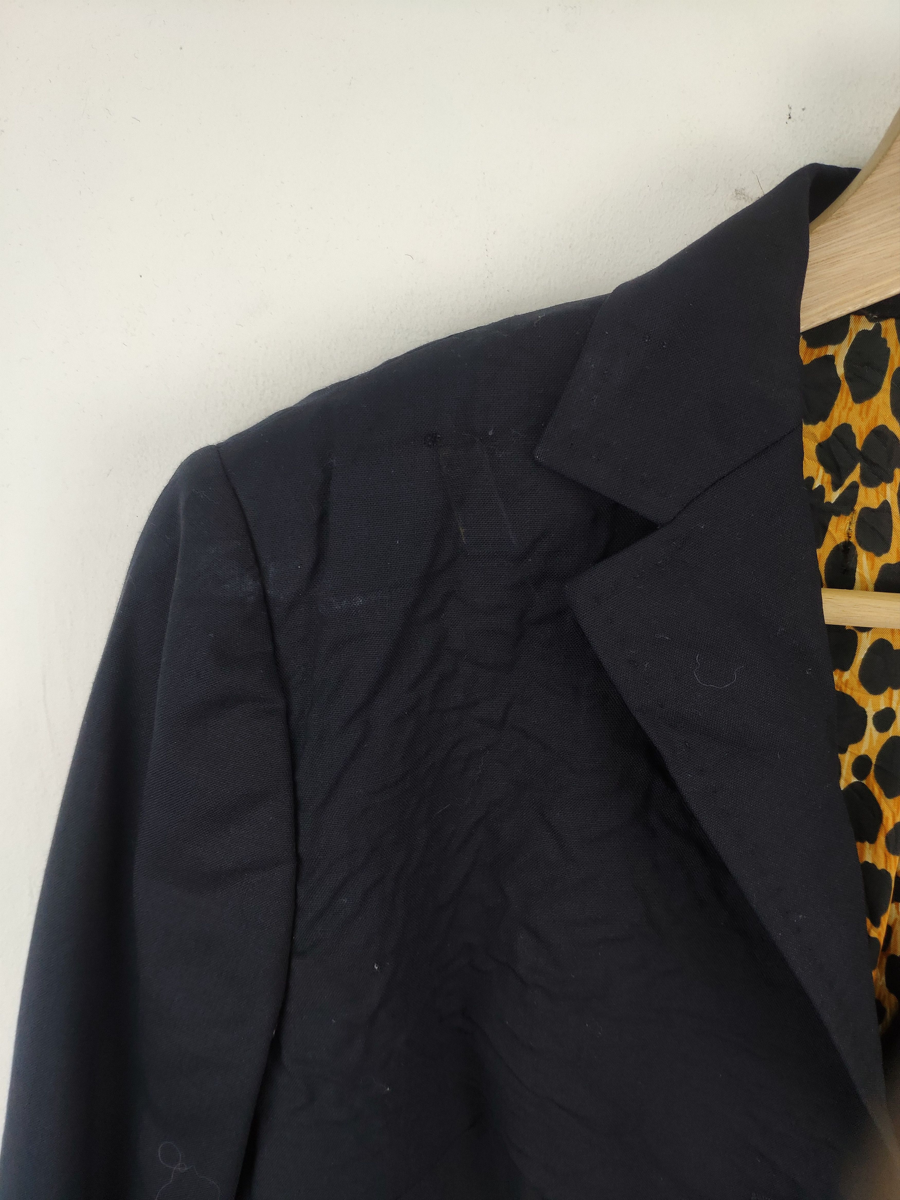 Dolce & Gabbana Dolce & Gabbana Wool Blazer Lining Leopard Distressed Size S / US 4 / IT 40 - 9 Thumbnail