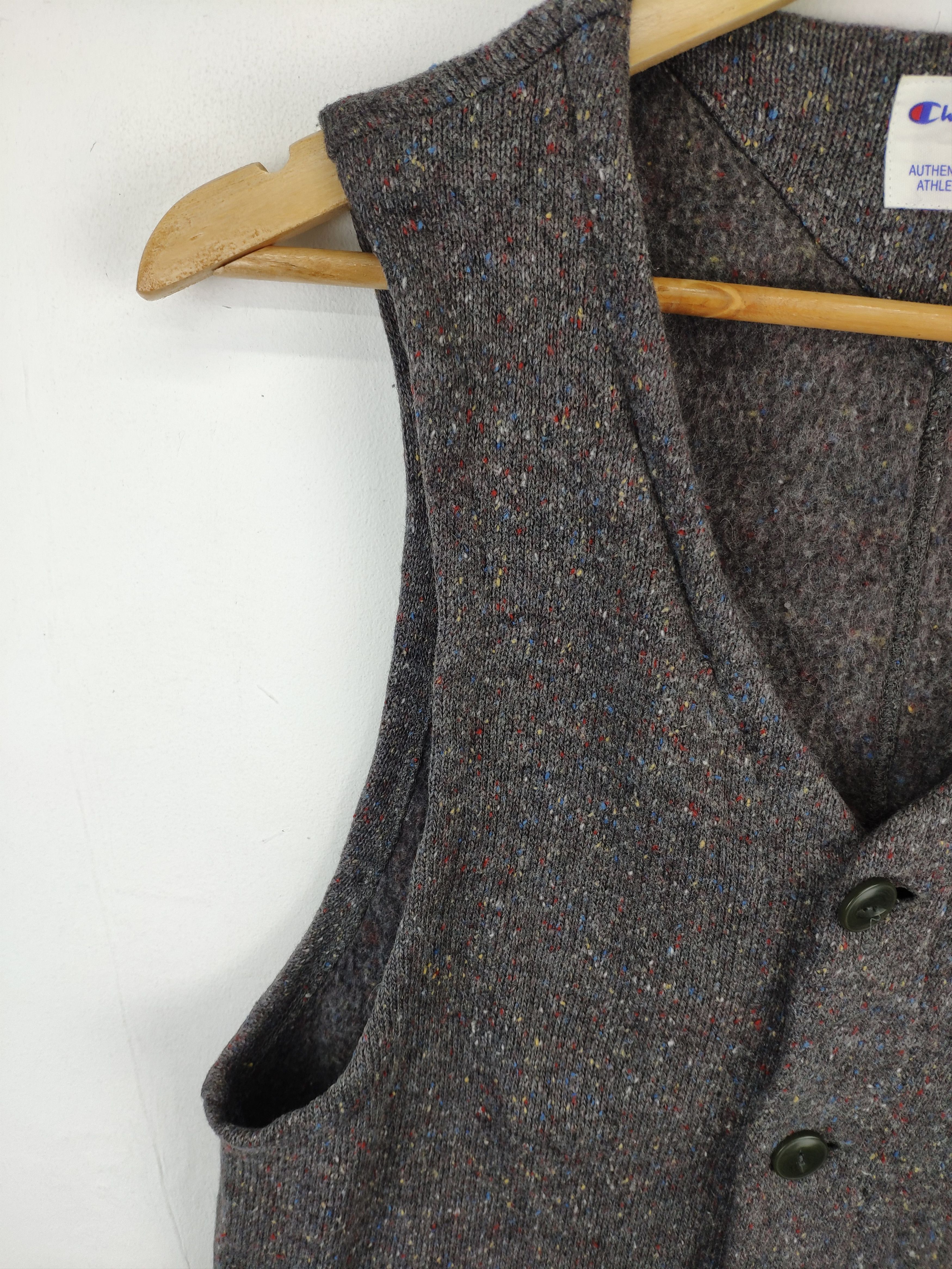 Champion × Vintage Vintage Champion Wool Vest Size S / US 4 / IT 40 - 8 Thumbnail