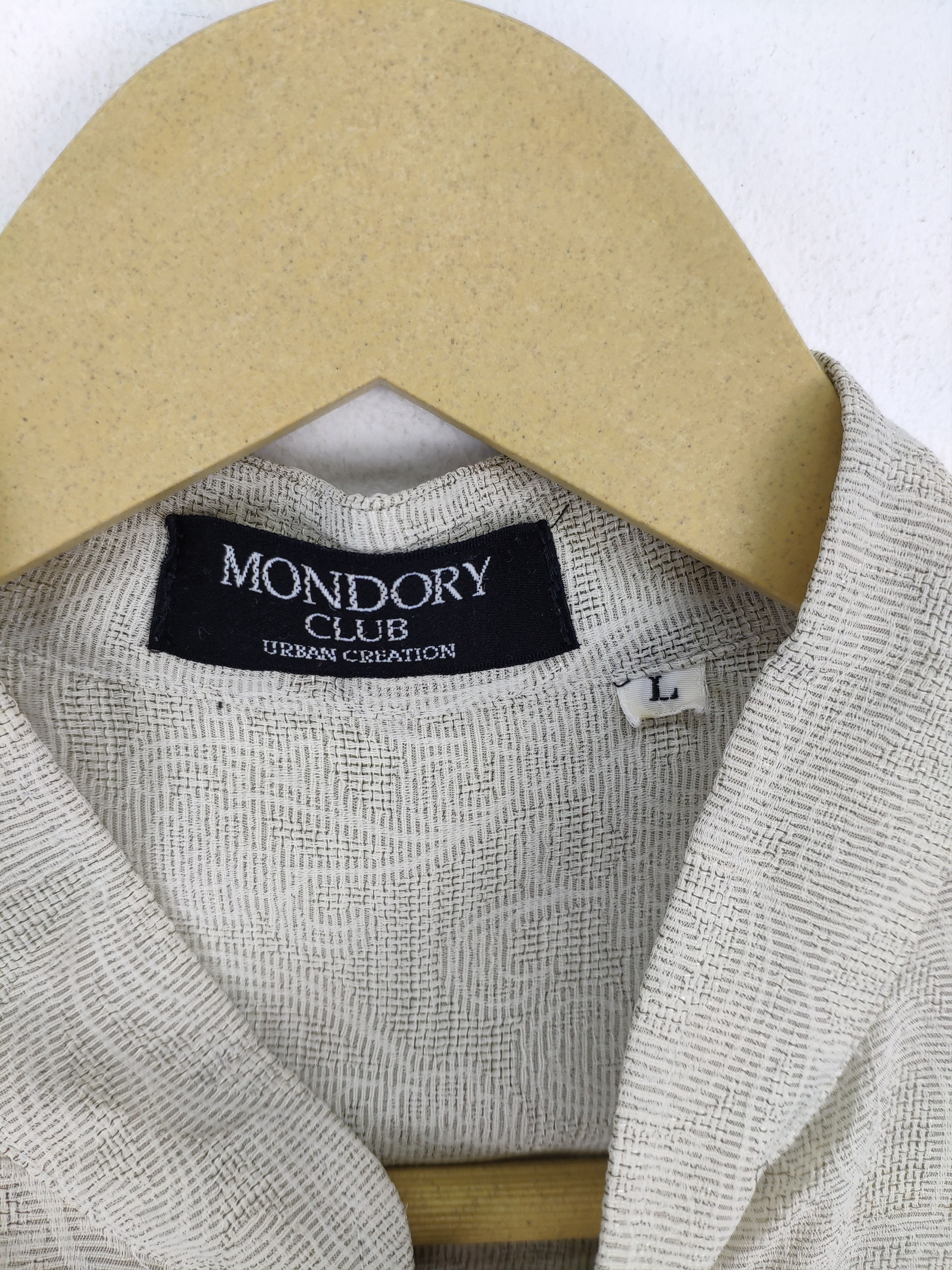 Designer × Japanese Brand × Vintage Vintage Shirt Button Up Floral Motif by Mondory Club Size L / US 10 / IT 46 - 3 Thumbnail