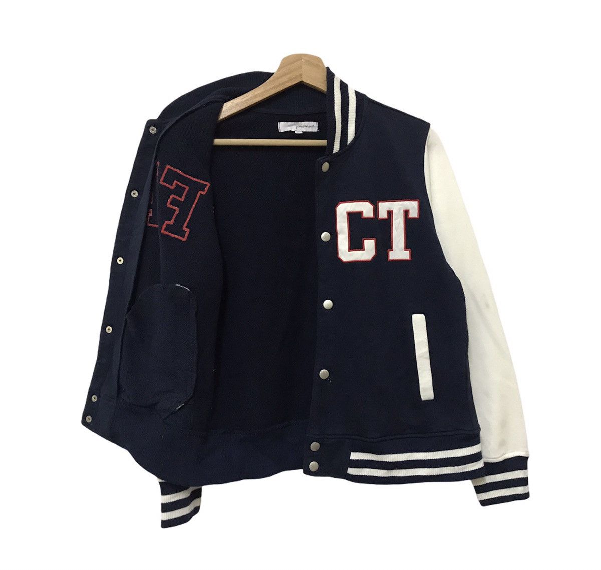Japanese Brand Japanese Designer Under Fact Varsity Jacket Size US S / EU 44-46 / 1 - 3 Thumbnail