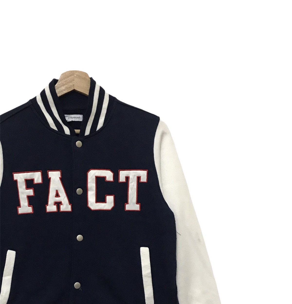 Japanese Brand Japanese Designer Under Fact Varsity Jacket Size US S / EU 44-46 / 1 - 6 Thumbnail