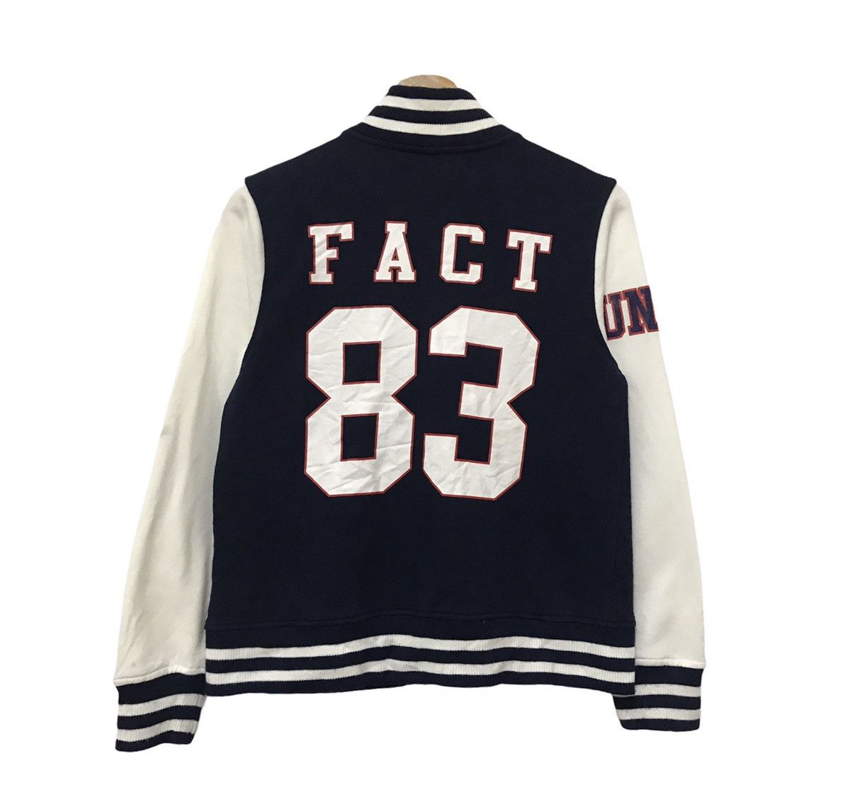 Japanese Brand Japanese Designer Under Fact Varsity Jacket Size US S / EU 44-46 / 1 - 4 Thumbnail