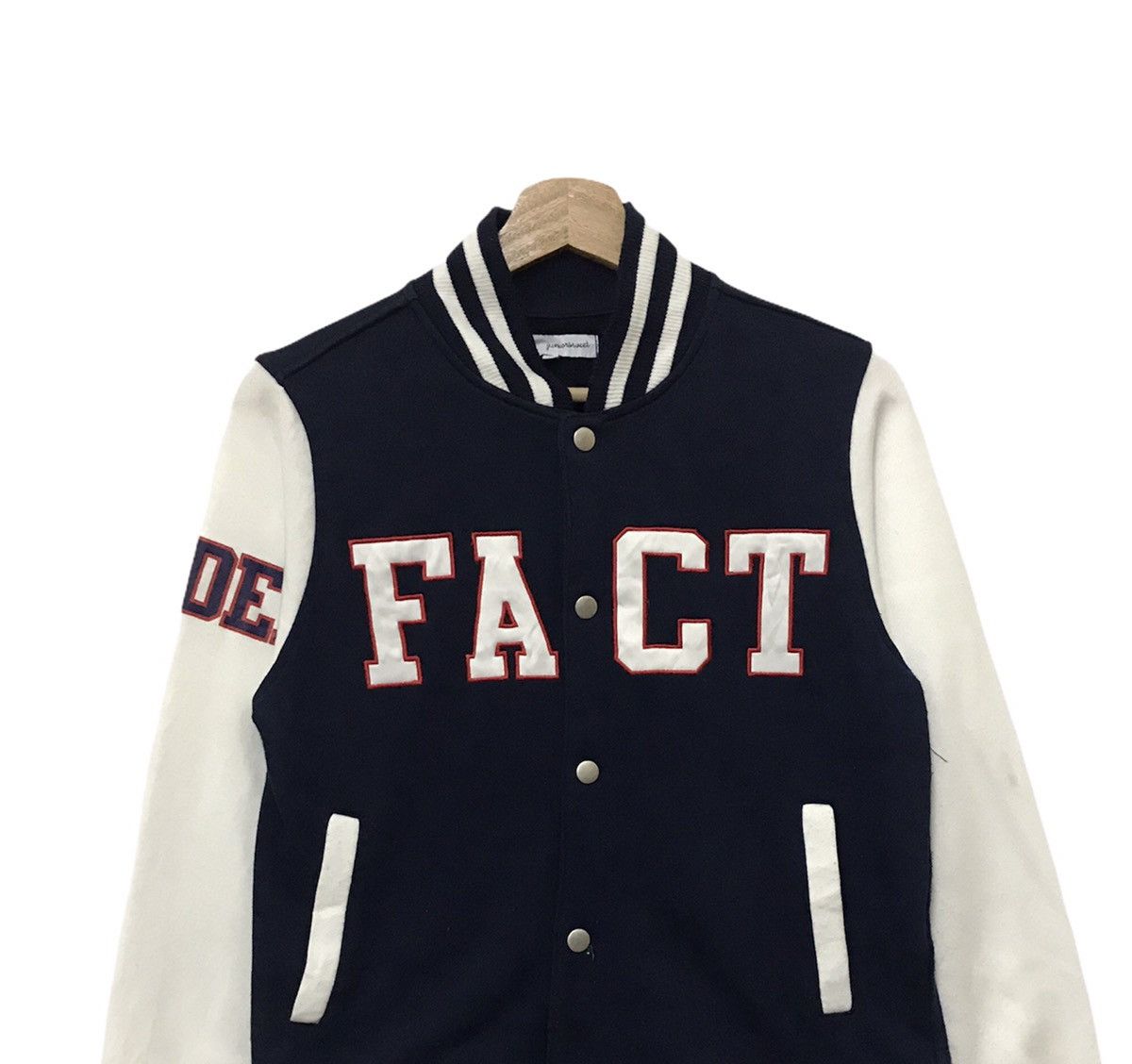 Japanese Brand Japanese Designer Under Fact Varsity Jacket Size US S / EU 44-46 / 1 - 2 Thumbnail