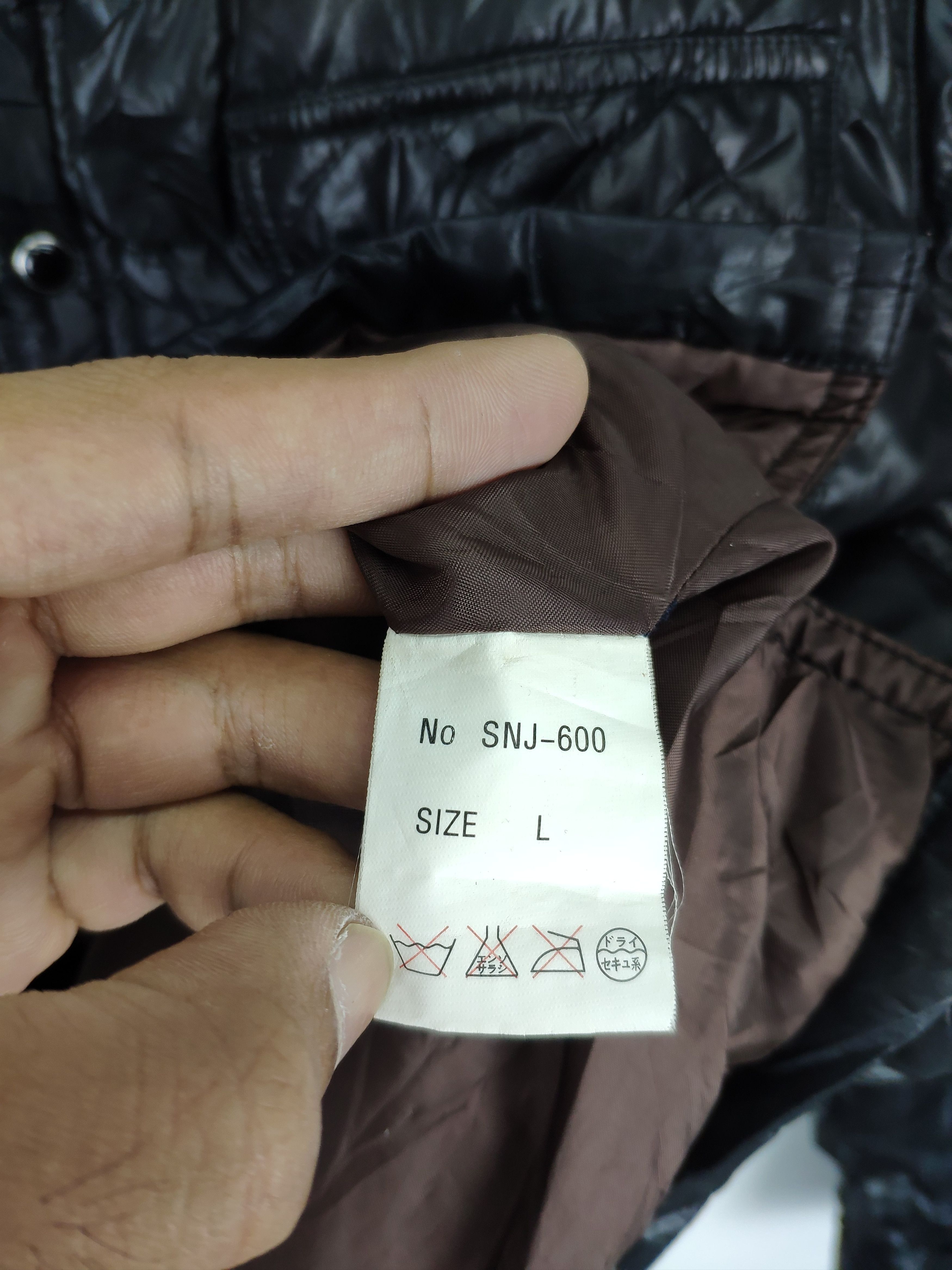 Japanese Brand × Vintage 🇯🇵 Vintage 1990s Light Puffer Jacket by Super Nuts Size US M / EU 48-50 / 2 - 10 Thumbnail