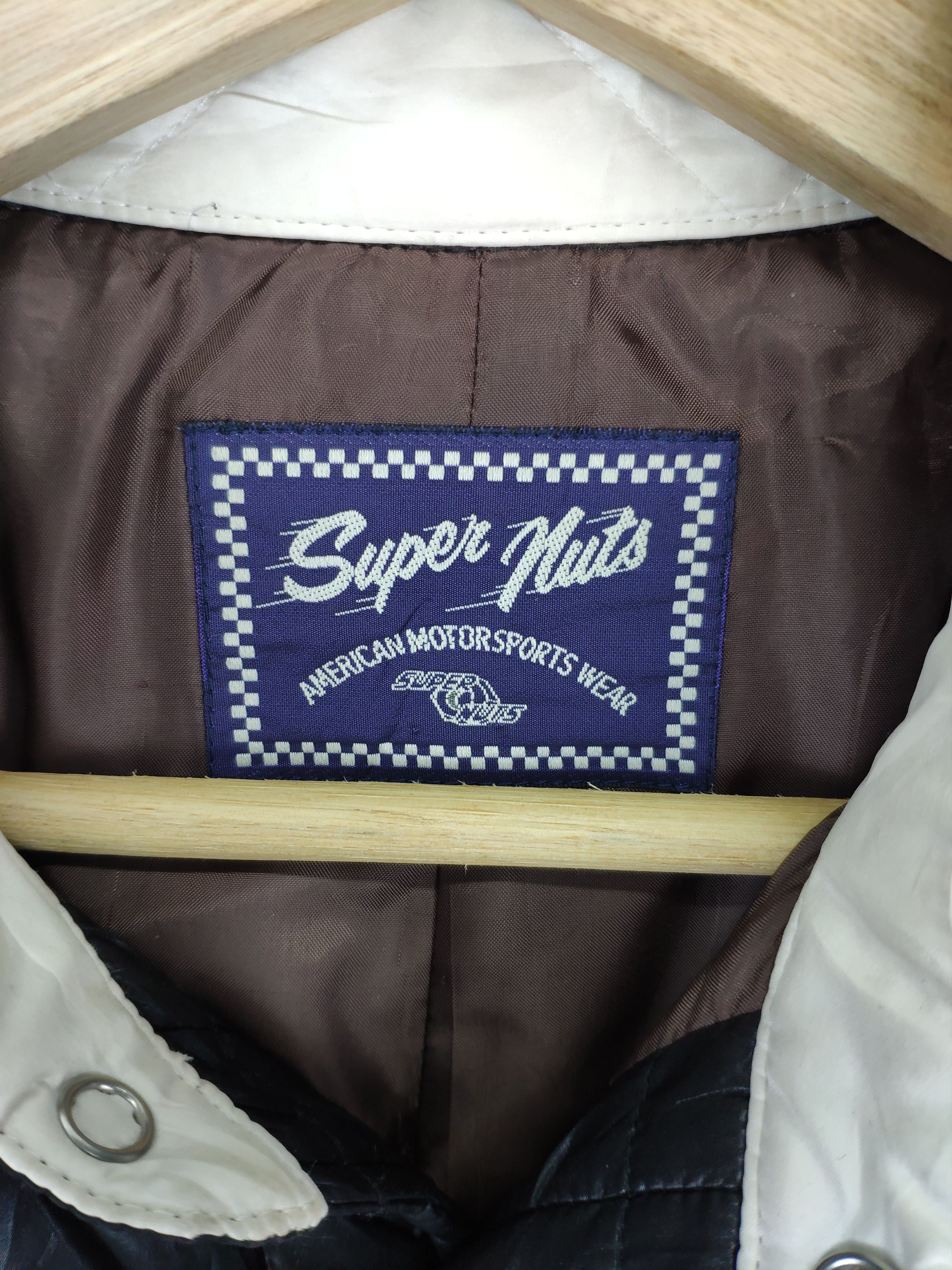 Japanese Brand × Vintage 🇯🇵 Vintage 1990s Light Puffer Jacket by Super Nuts Size US M / EU 48-50 / 2 - 9 Thumbnail