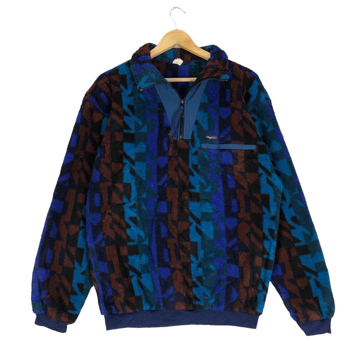 Vintage 🔥Vintage Over Print Fleece Polartec Jacket Size US L / EU 52-54 / 3 - 3 Thumbnail
