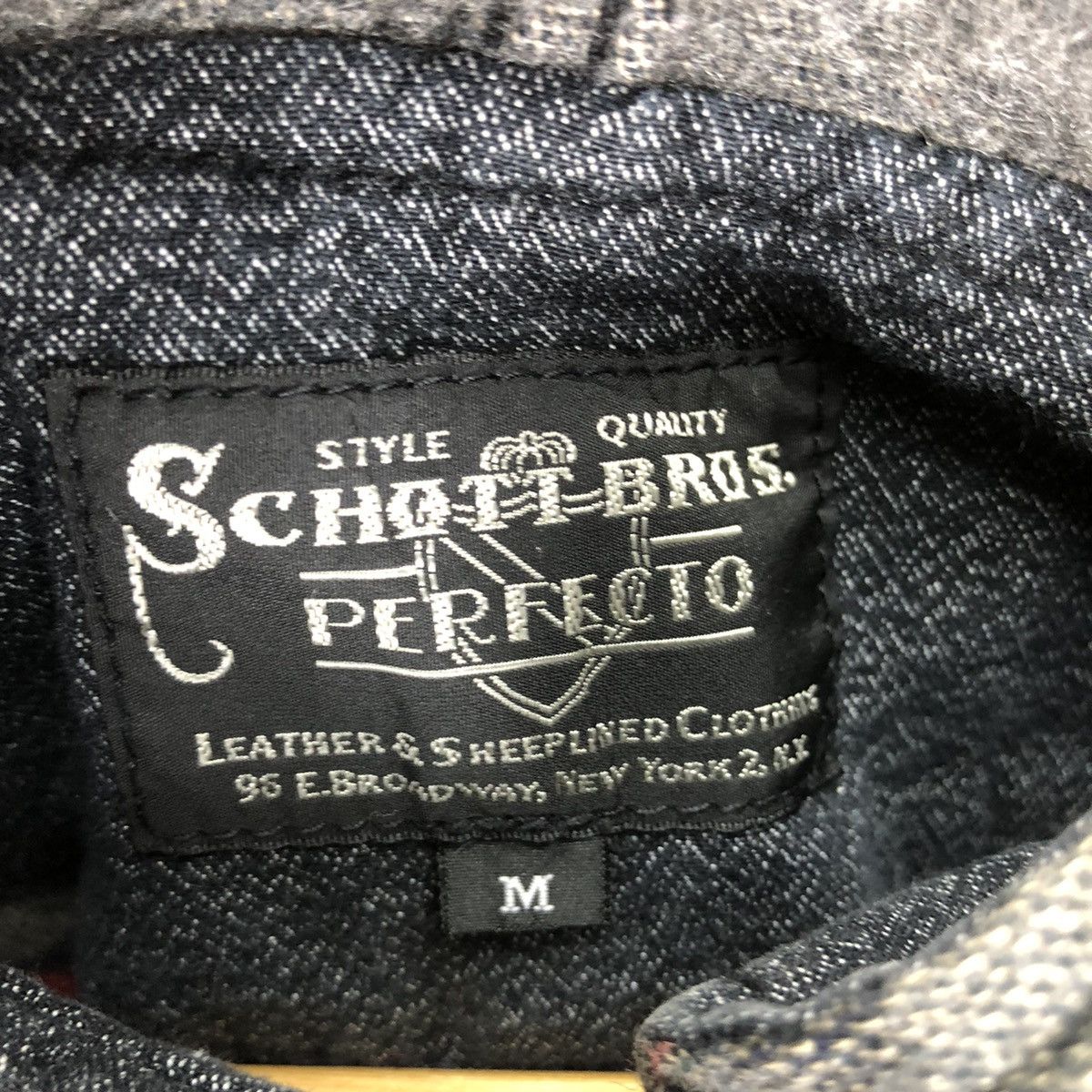 Schott 🔥Schott Bros Perfecto Stripes Hoodie Jacket Size US M / EU 48-50 / 2 - 4 Thumbnail
