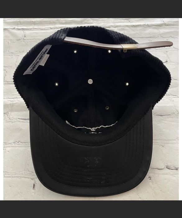 Fucking Awesome F*CKING AWESOME Drip Black Corduroy Strapback Hat