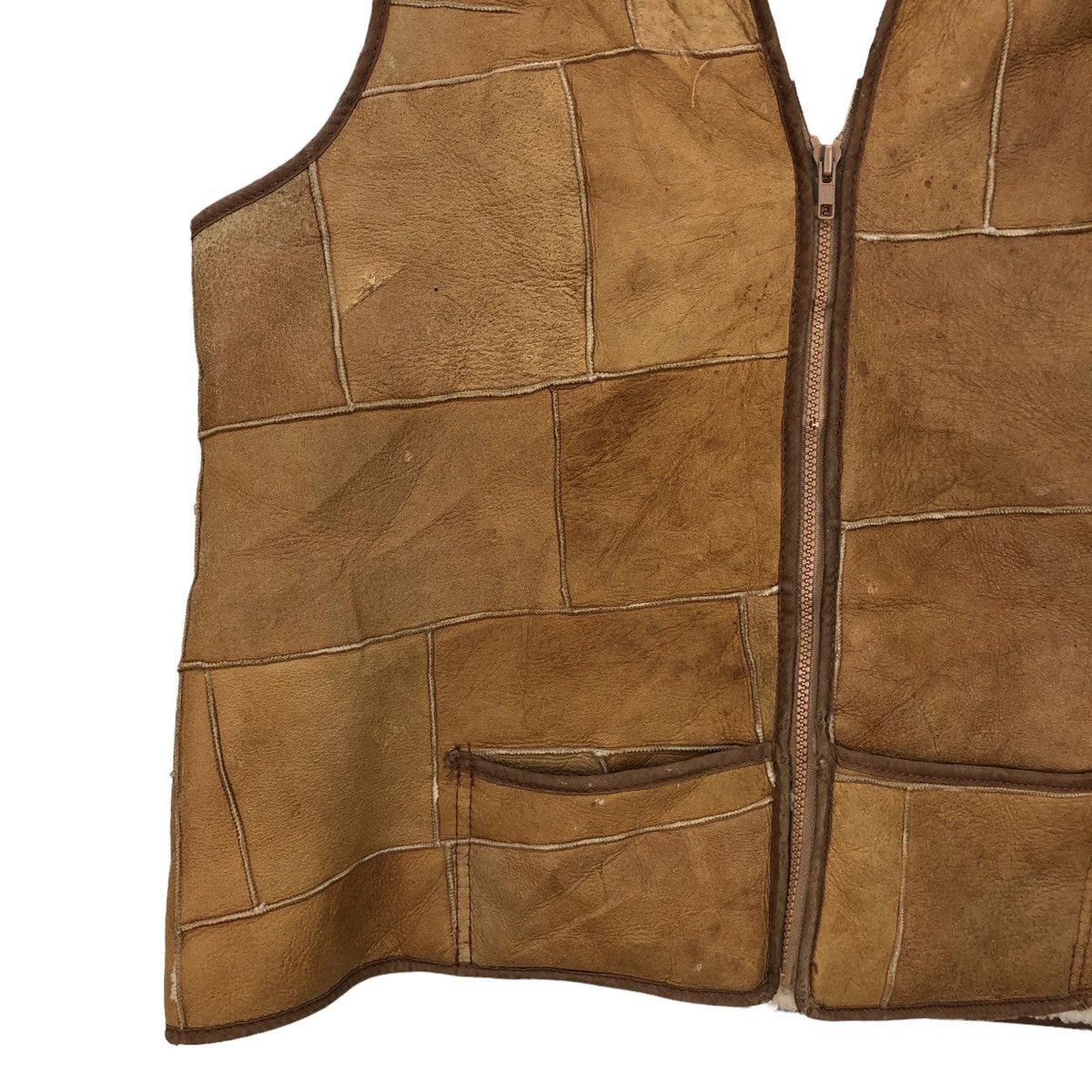 Japanese Brand Vintage Pacthwork Vest Jacket Size US M / EU 48-50 / 2 - 4 Thumbnail