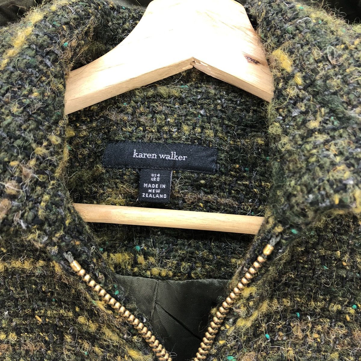 Karen Walker Designer Karen Walker Wool Hooded Jacket Size M / US 6-8 / IT 42-44 - 5 Thumbnail