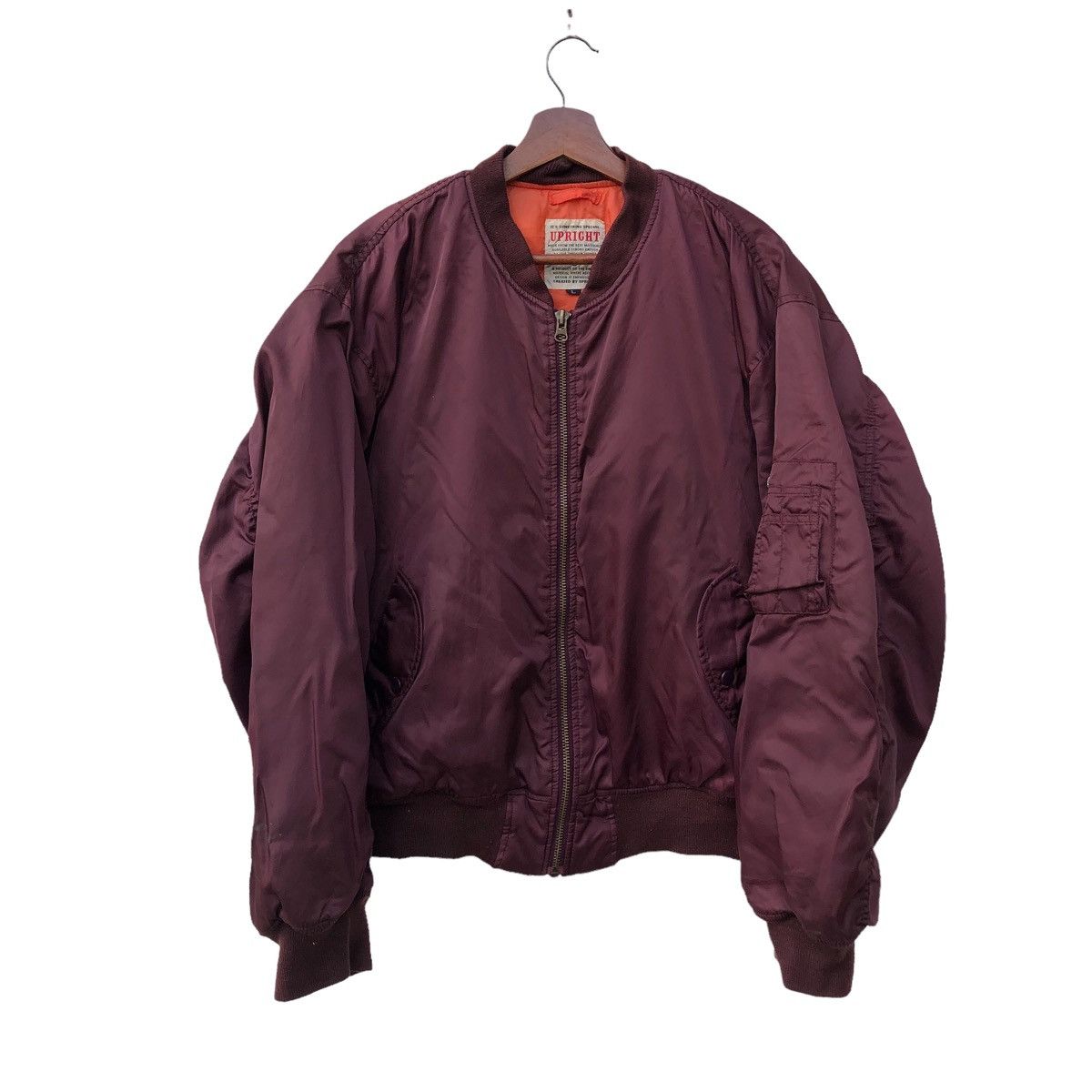 Japanese Brand Vintage Japanese Brand Up Right Bomber M A 1 Jacket Size US L / EU 52-54 / 3 - 1 Thumbnail