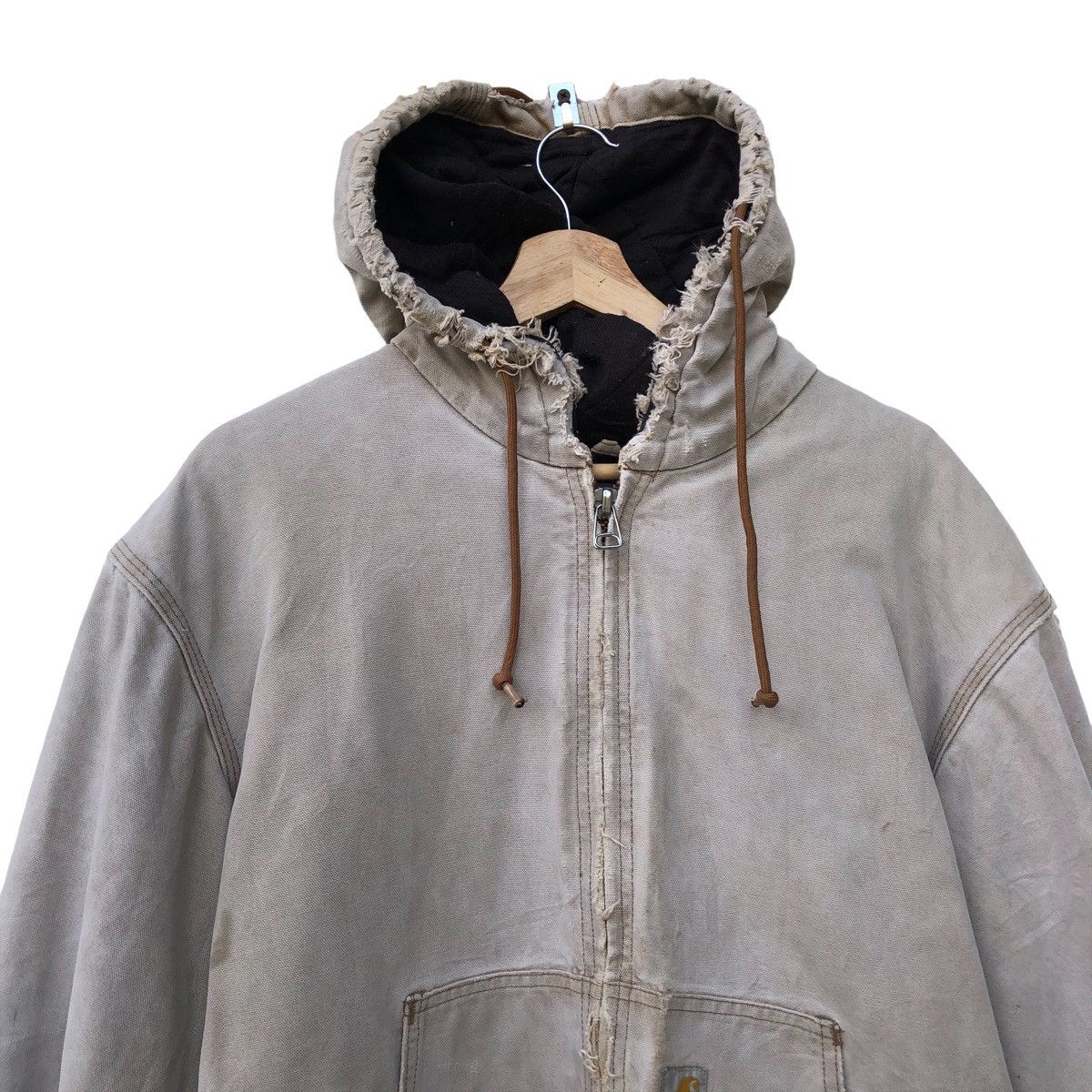 Carhartt 🔥Trashed Vintage Carhartt Distress Jacket Size US XL / EU 56 / 4 - 4 Thumbnail