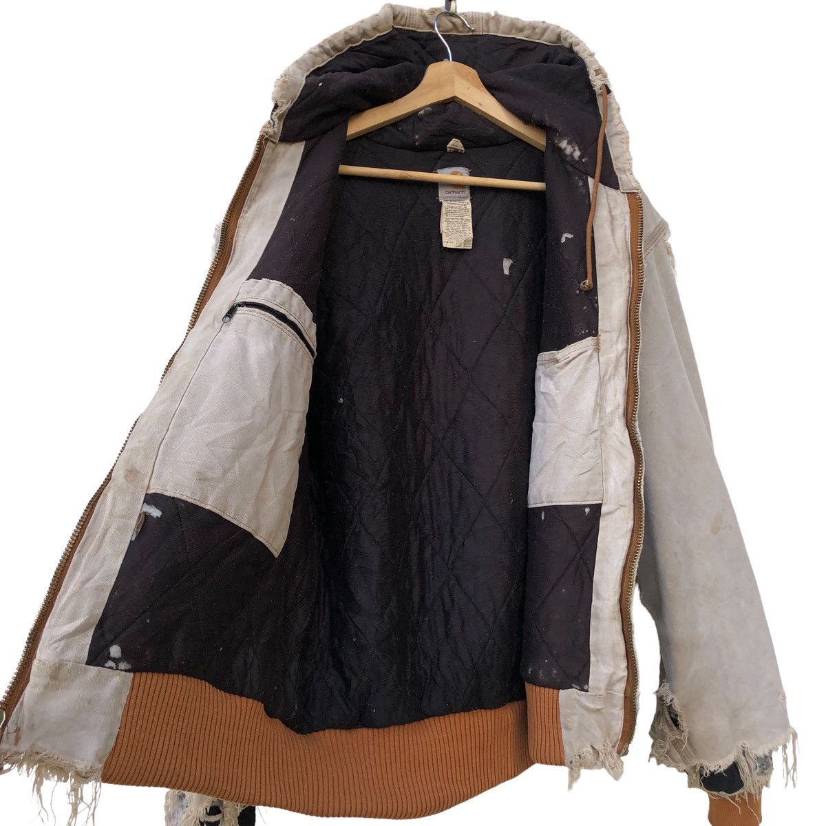 Carhartt 🔥Trashed Vintage Carhartt Distress Jacket Size US XL / EU 56 / 4 - 3 Thumbnail