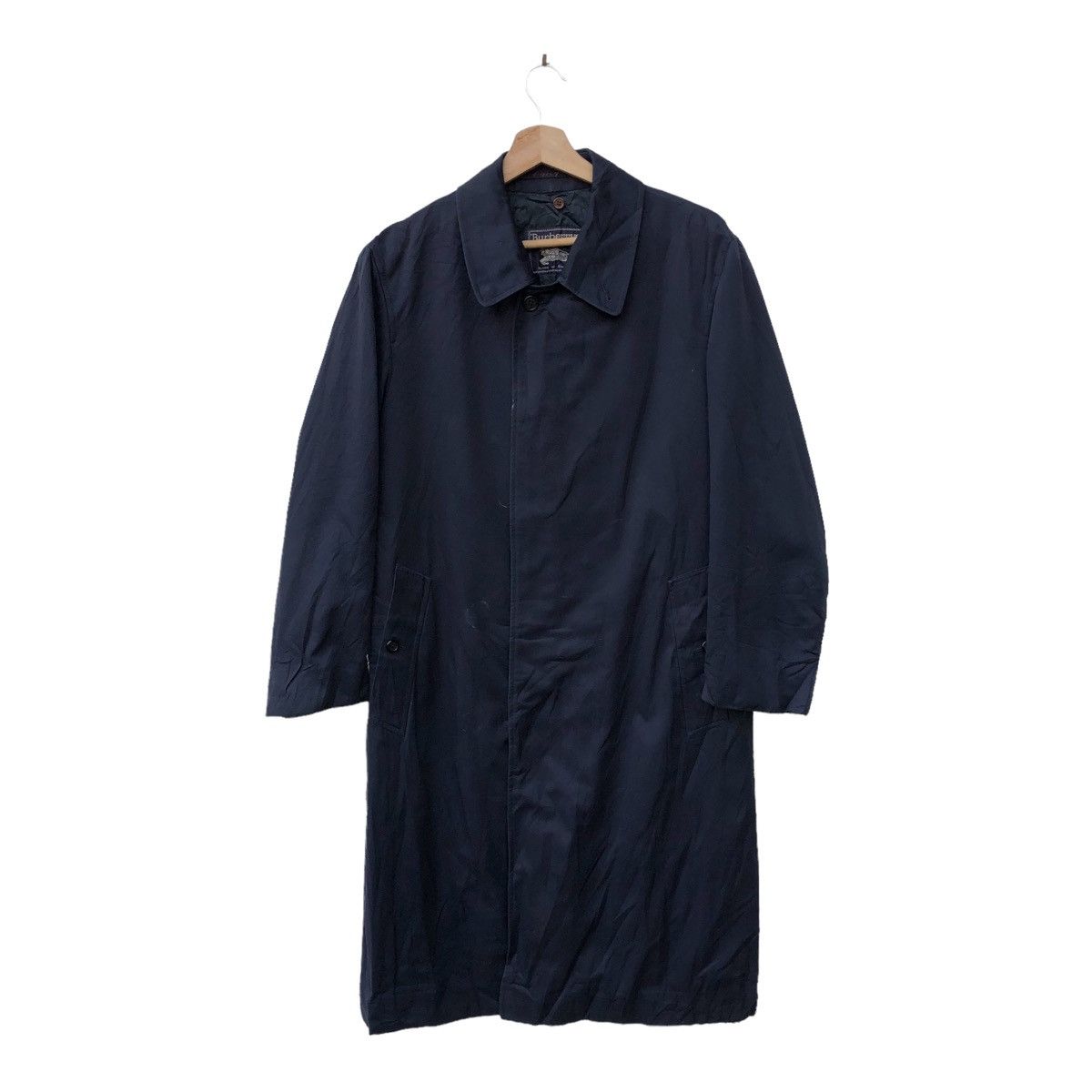 Burberry 🔥Vintage Burberry England Trench Coat Nova Check Jacket Size US M / EU 48-50 / 2 - 1 Thumbnail