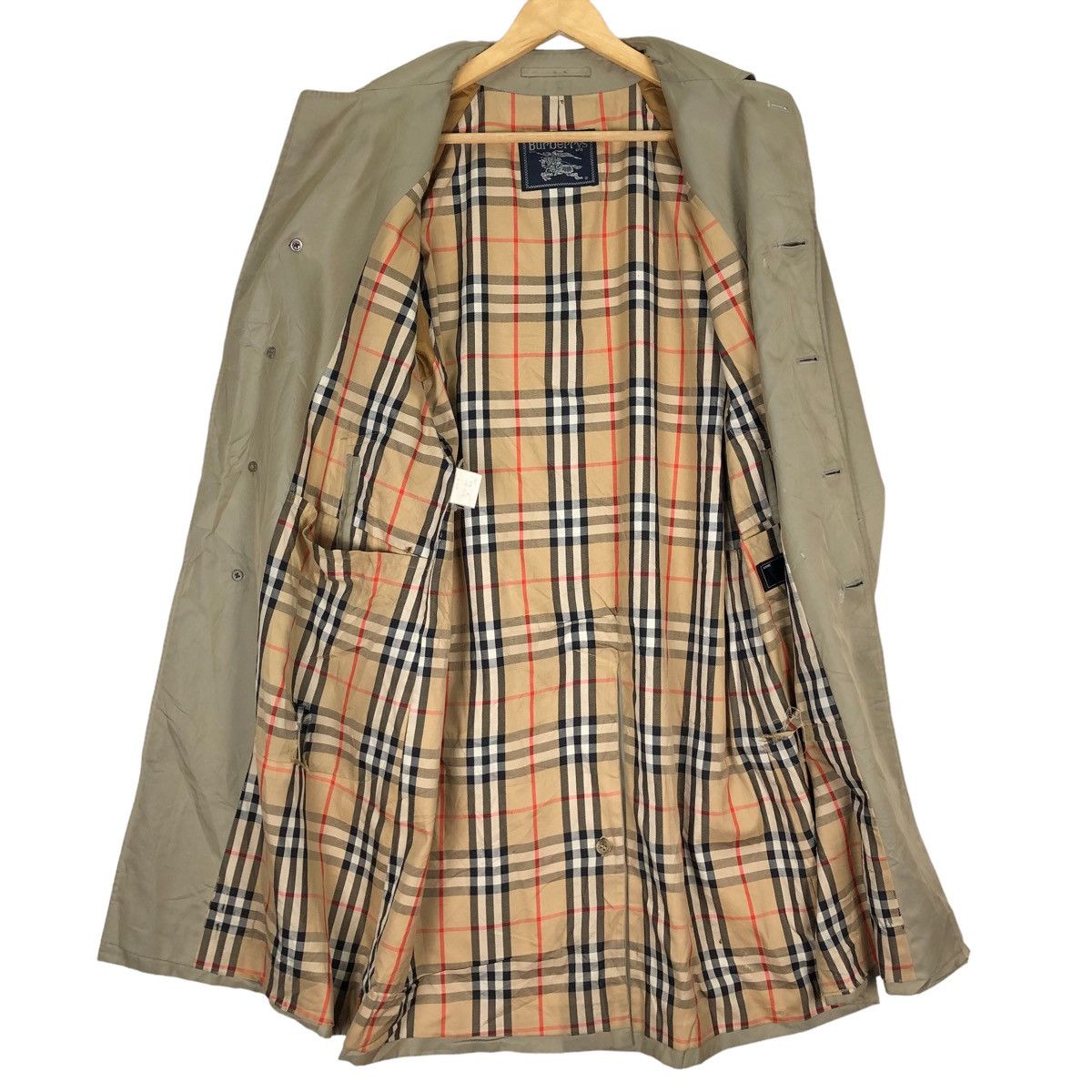 Burberry 💥VINTAGE BURBERRY NOVA CHECK TRENCH COAT JACKET Size US M / EU 48-50 / 2 - 3 Thumbnail