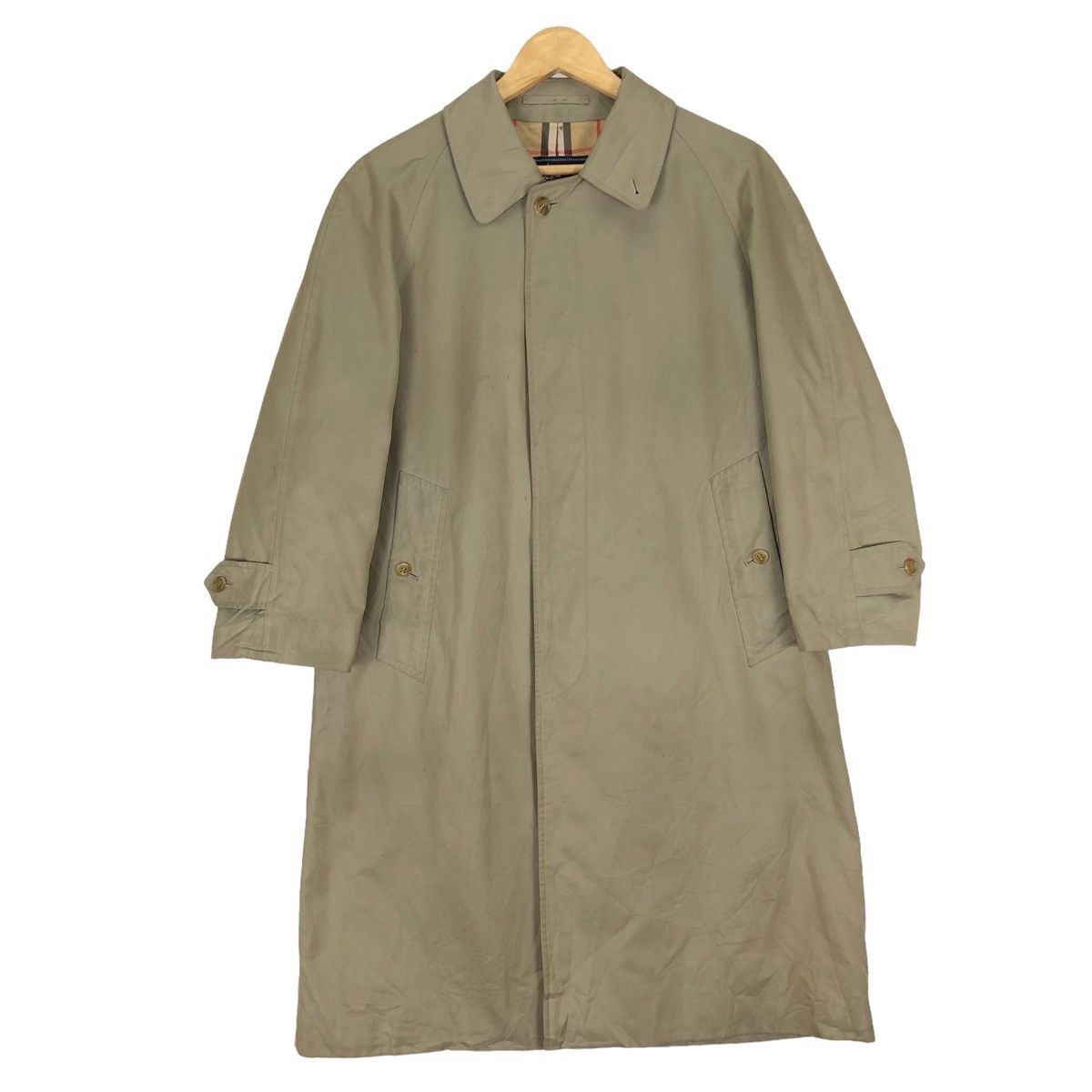💥VINTAGE BURBERRY NOVA CHECK TRENCH COAT JACKET