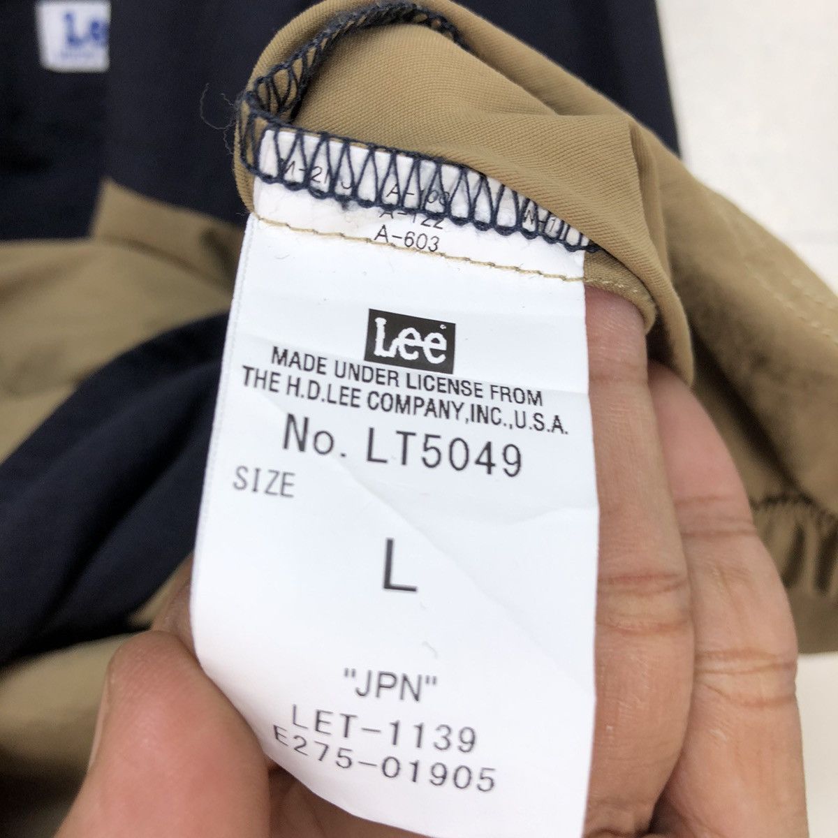 Lee Vintage Lee Union Made Two Tone Hooded Light Jacket Size US L / EU 52-54 / 3 - 6 Thumbnail