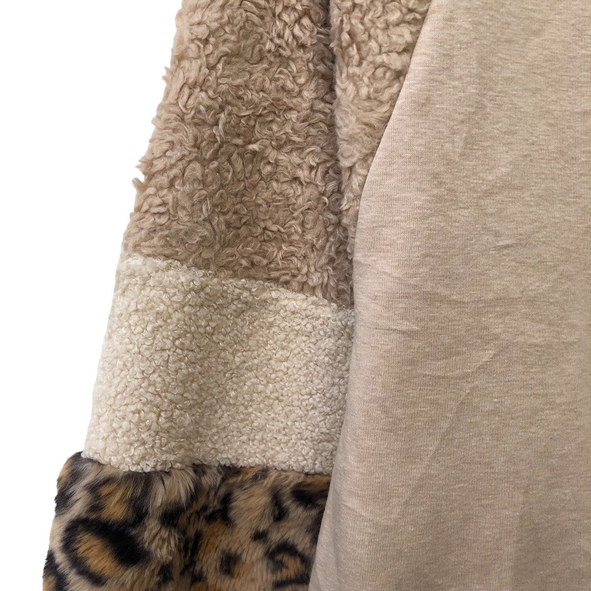 Other Japanese Brand Stradivarius Hybrid Fleece/fur Sweatshirt Size M / US 6-8 / IT 42-44 - 4 Thumbnail