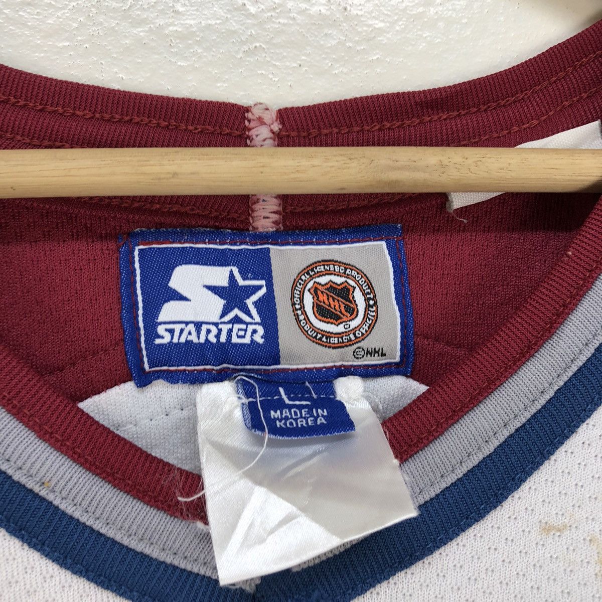 Ccm Vtg NHL Starter Hockey Jersey Legend SAKIC Size US XL / EU 56 / 4 - 13 Thumbnail