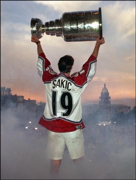 Ccm Vtg NHL Starter Hockey Jersey Legend SAKIC Size US XL / EU 56 / 4 - 1 Thumbnail