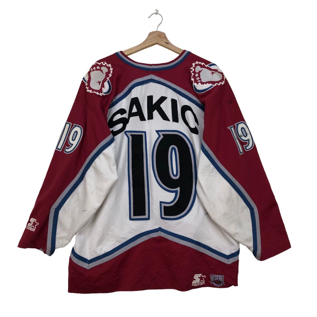 Ccm Vtg NHL Starter Hockey Jersey Legend SAKIC Size US XL / EU 56 / 4 - 2 Thumbnail