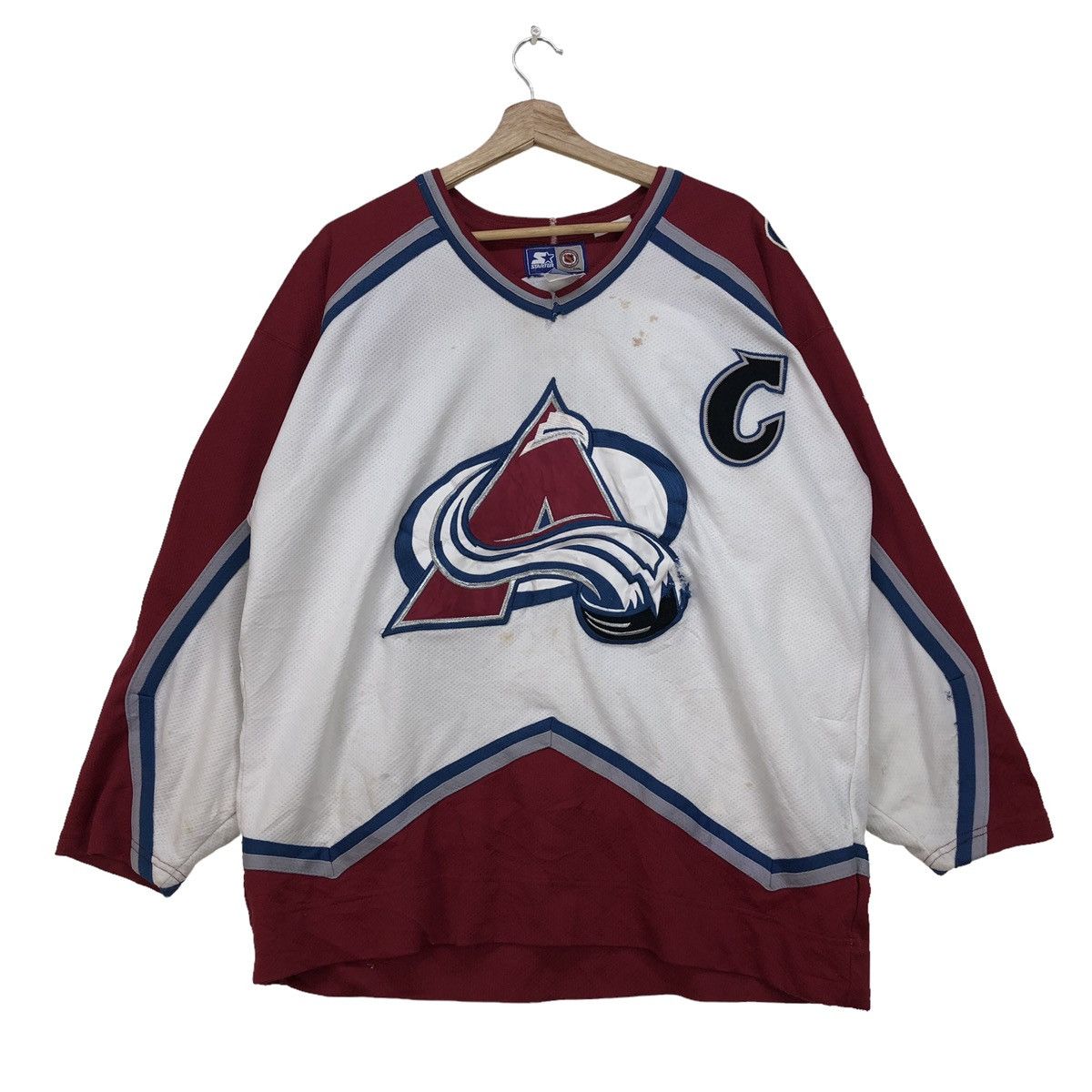Ccm Vtg NHL Starter Hockey Jersey Legend SAKIC Size US XL / EU 56 / 4 - 3 Thumbnail