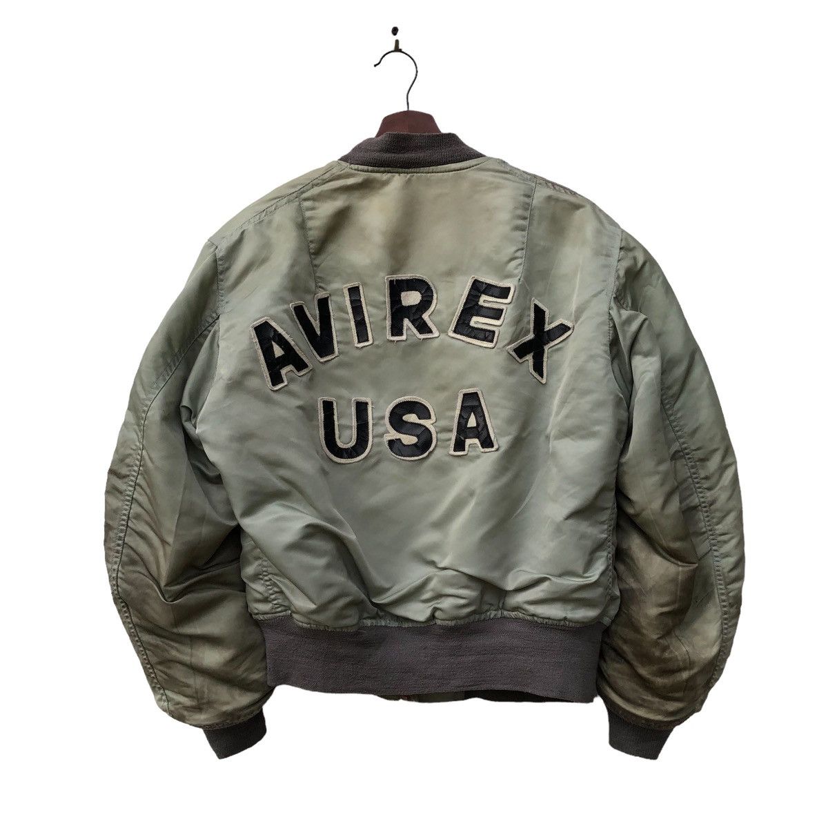 Military ✓VINTAGE AVIREX BOMBER JACKET TYPE MA1 | Grailed