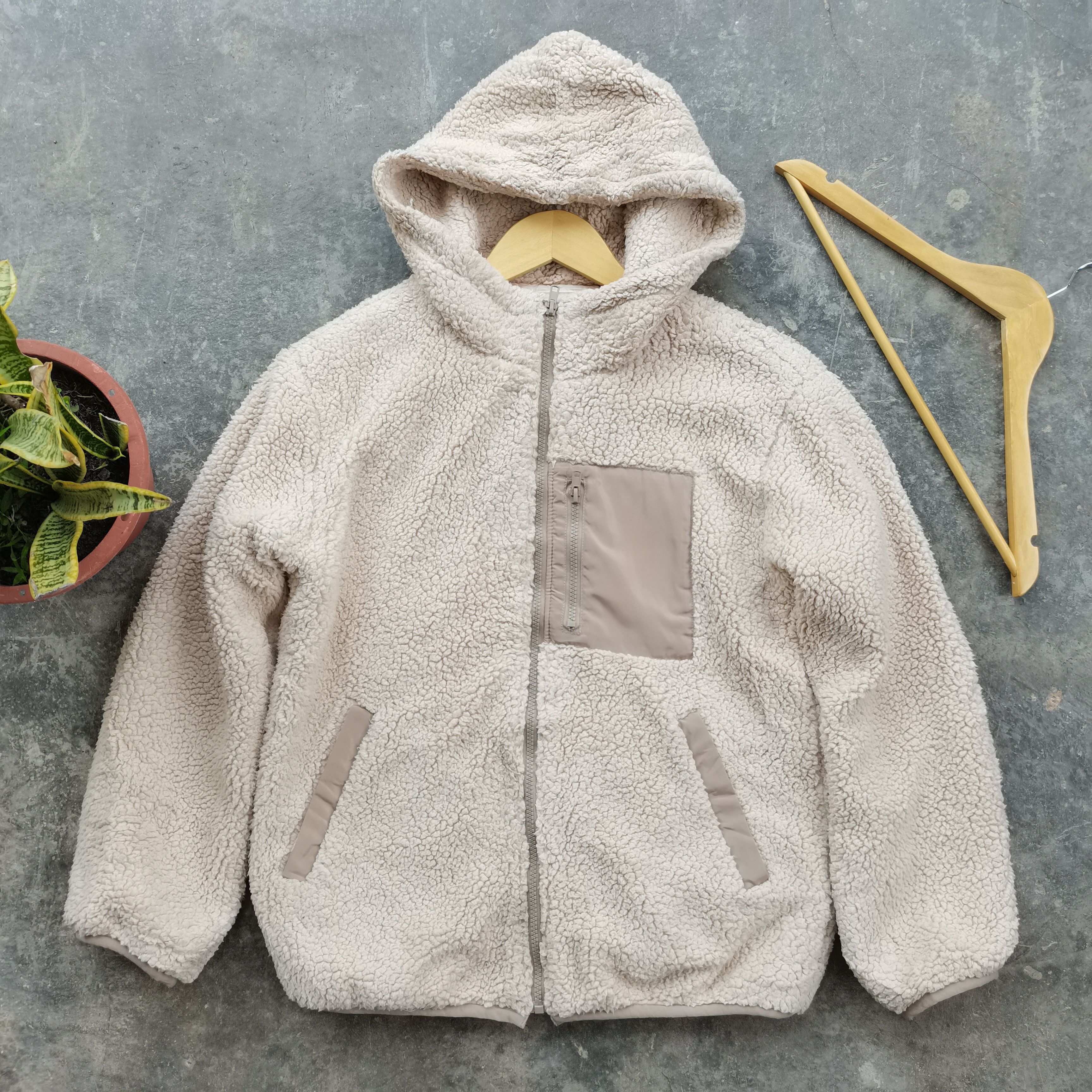 Japanese Brand Archive🔥Vintage AS KNOW AS Sherpa Fleece Hoodie Jacket Size US M / EU 48-50 / 2 - 1 Thumbnail