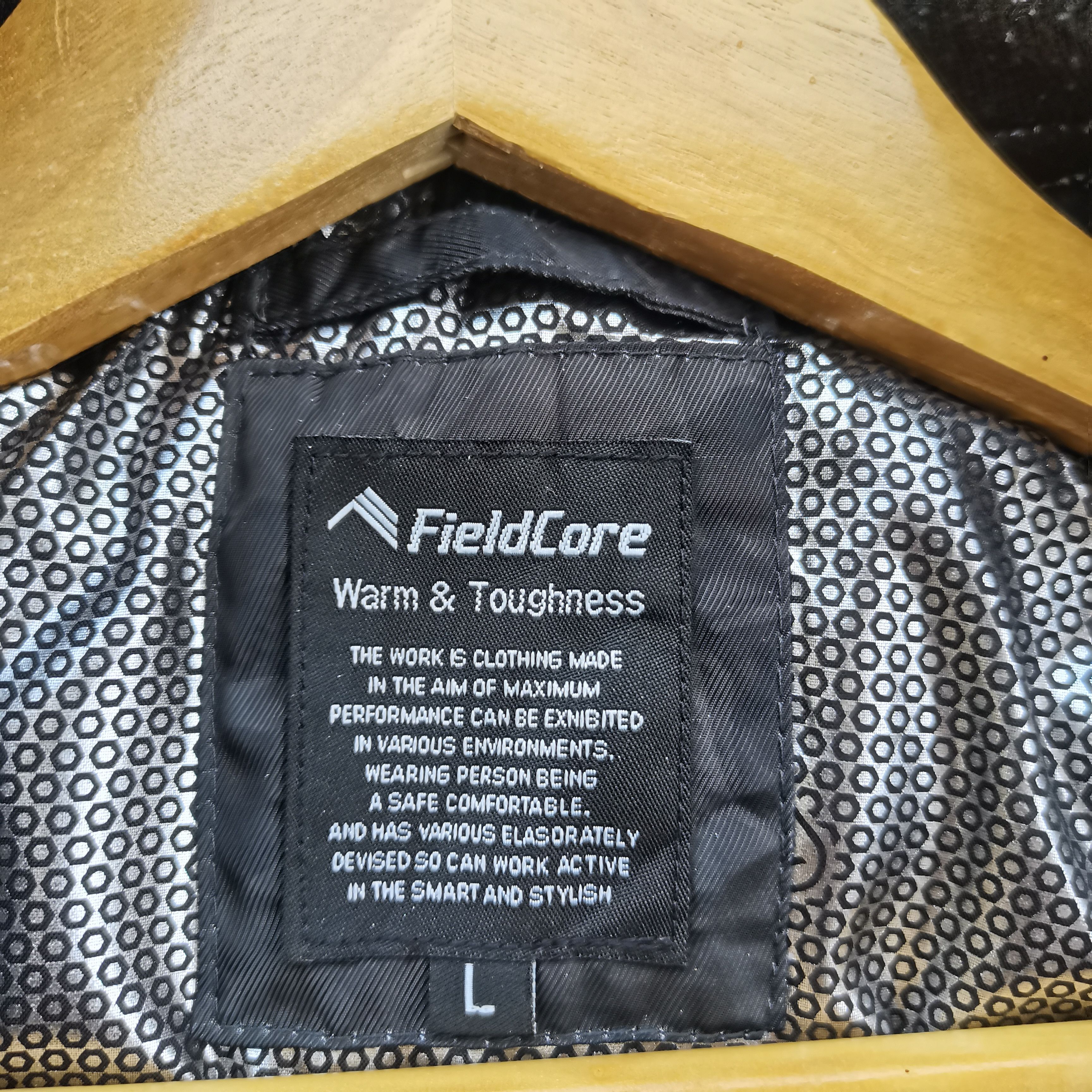 Japanese Brand Steals💥 FIELD CORE Camouflage Bomber Jacket Size US L / EU 52-54 / 3 - 15 Thumbnail