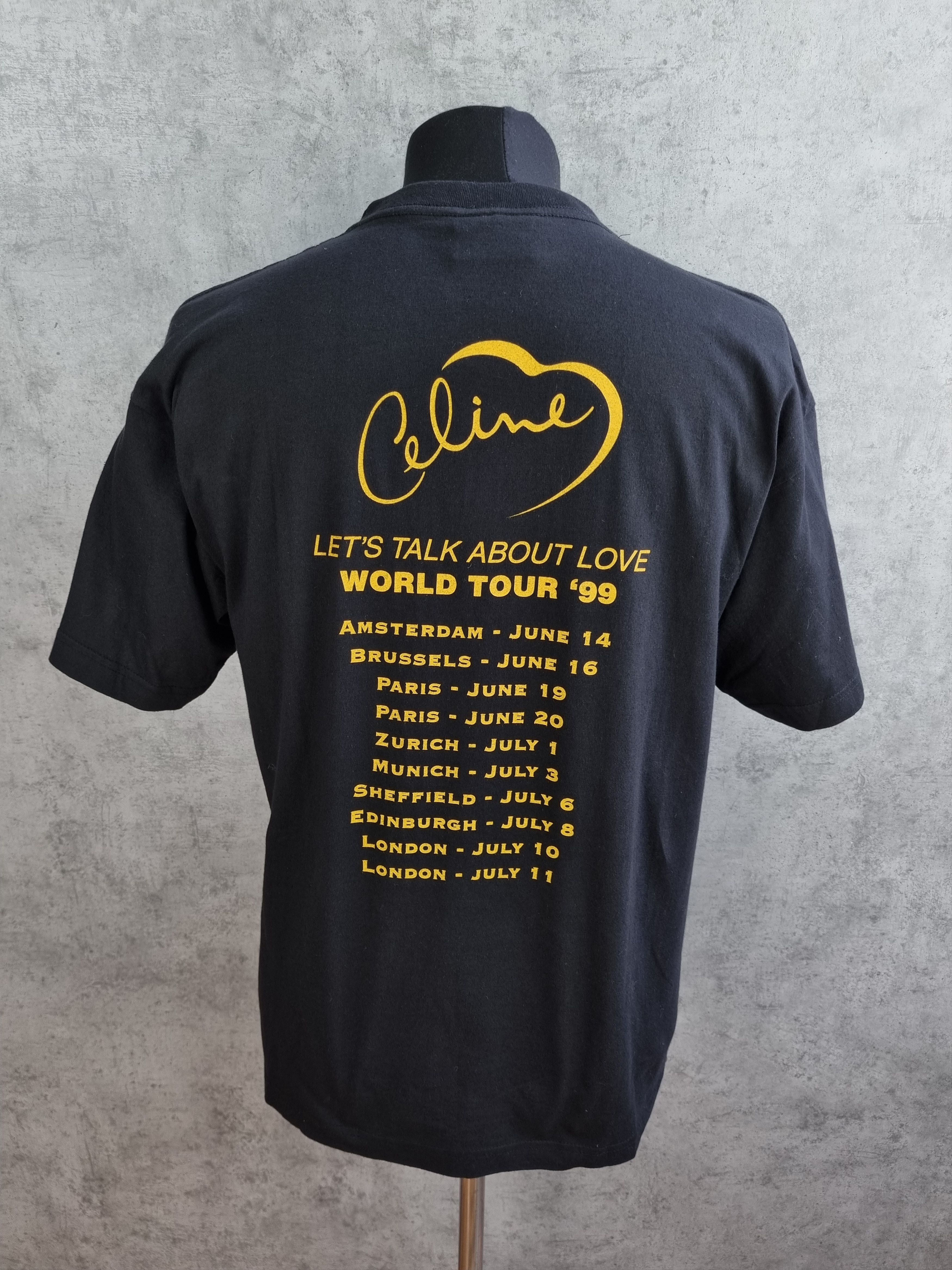 Band Tees × Vintage '98 Rare Celine Dion World Tour Vintage Tee Size US L / EU 52-54 / 3 - 3 Thumbnail