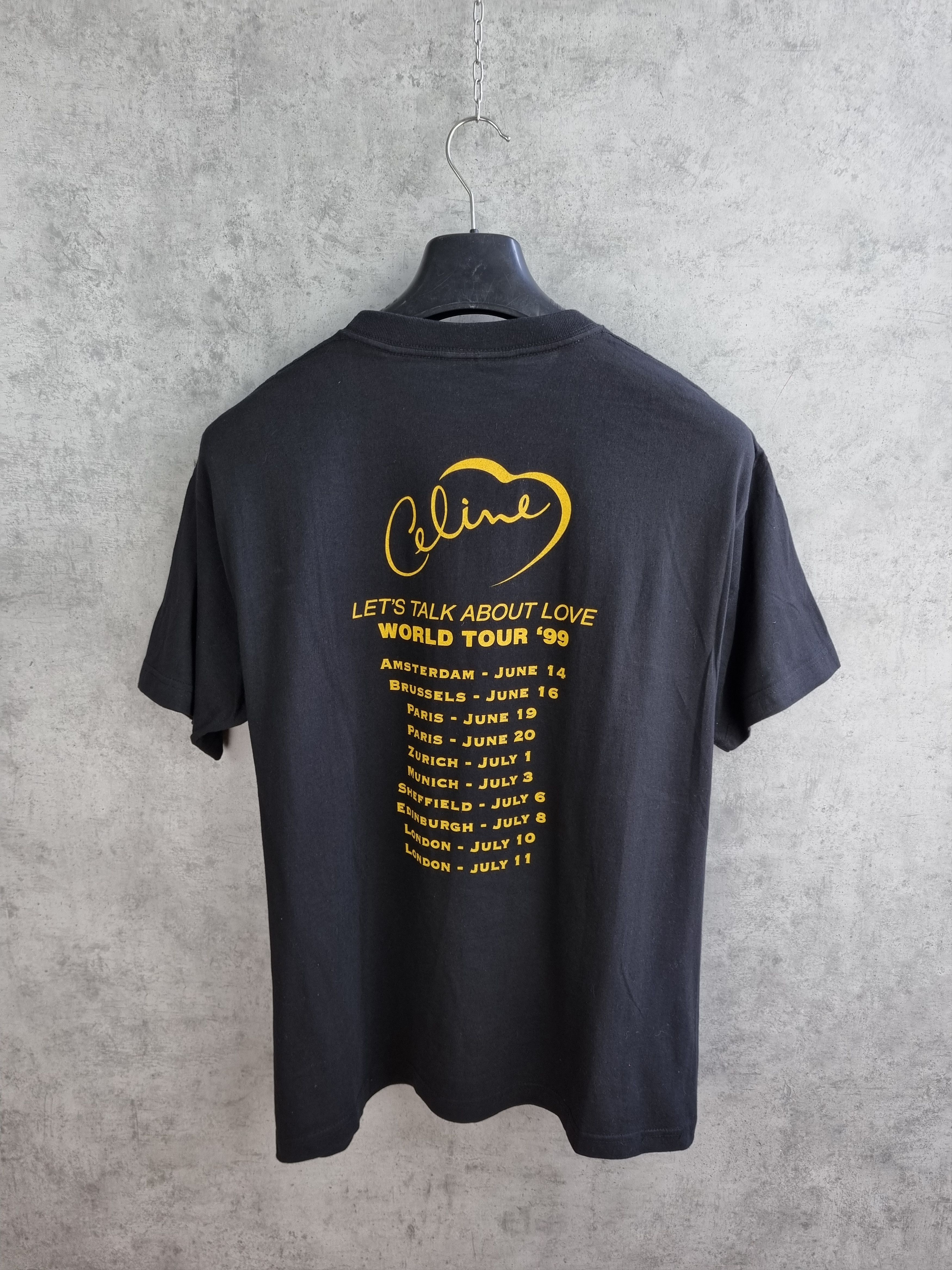 Band Tees × Vintage '98 Rare Celine Dion World Tour Vintage Tee Size US L / EU 52-54 / 3 - 5 Thumbnail