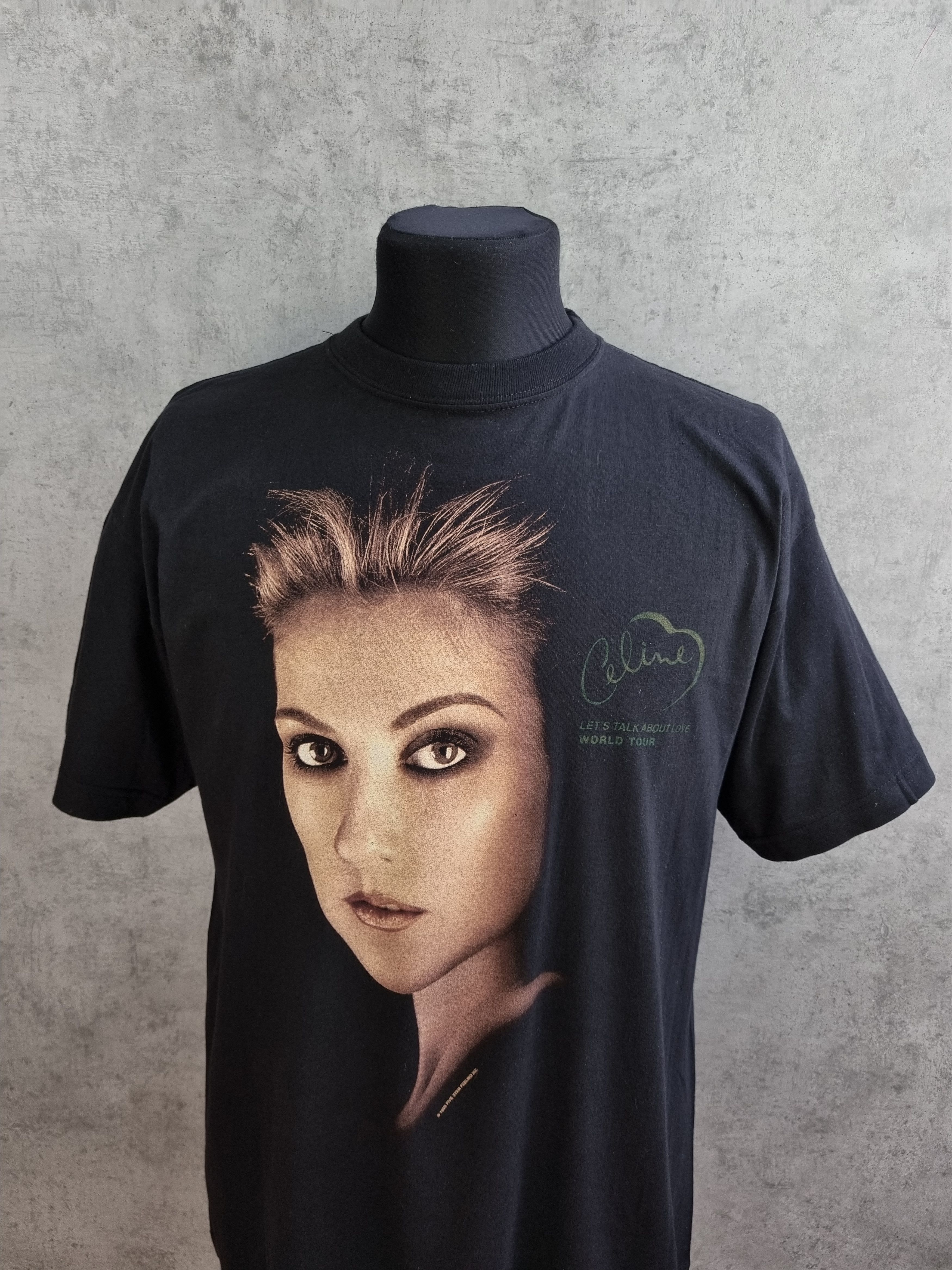 Band Tees × Vintage '98 Rare Celine Dion World Tour Vintage Tee Size US L / EU 52-54 / 3 - 2 Thumbnail