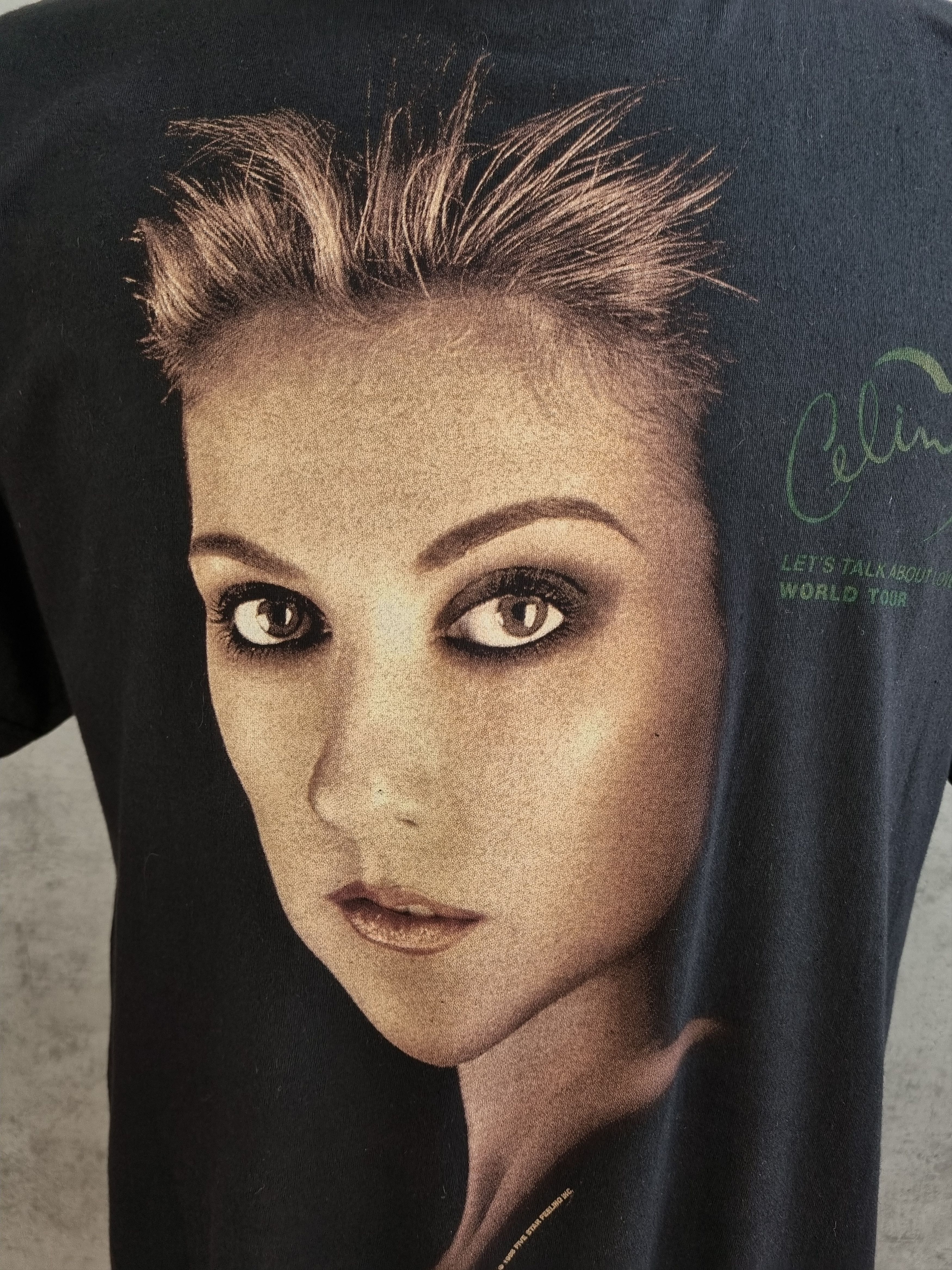 Band Tees × Vintage '98 Rare Celine Dion World Tour Vintage Tee Size US L / EU 52-54 / 3 - 7 Thumbnail