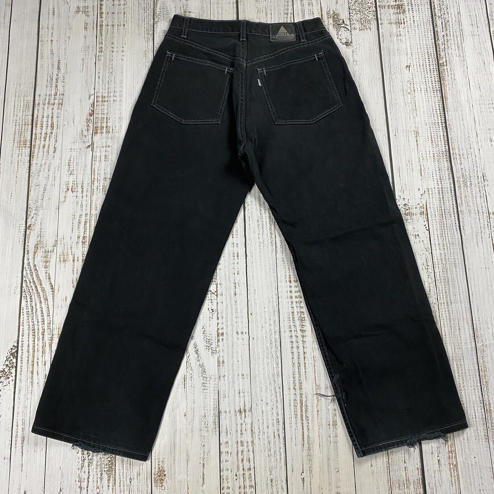 Levi's Vintage Y2K Silvertab Black Baggy Jeans outlet Size 34 X 32