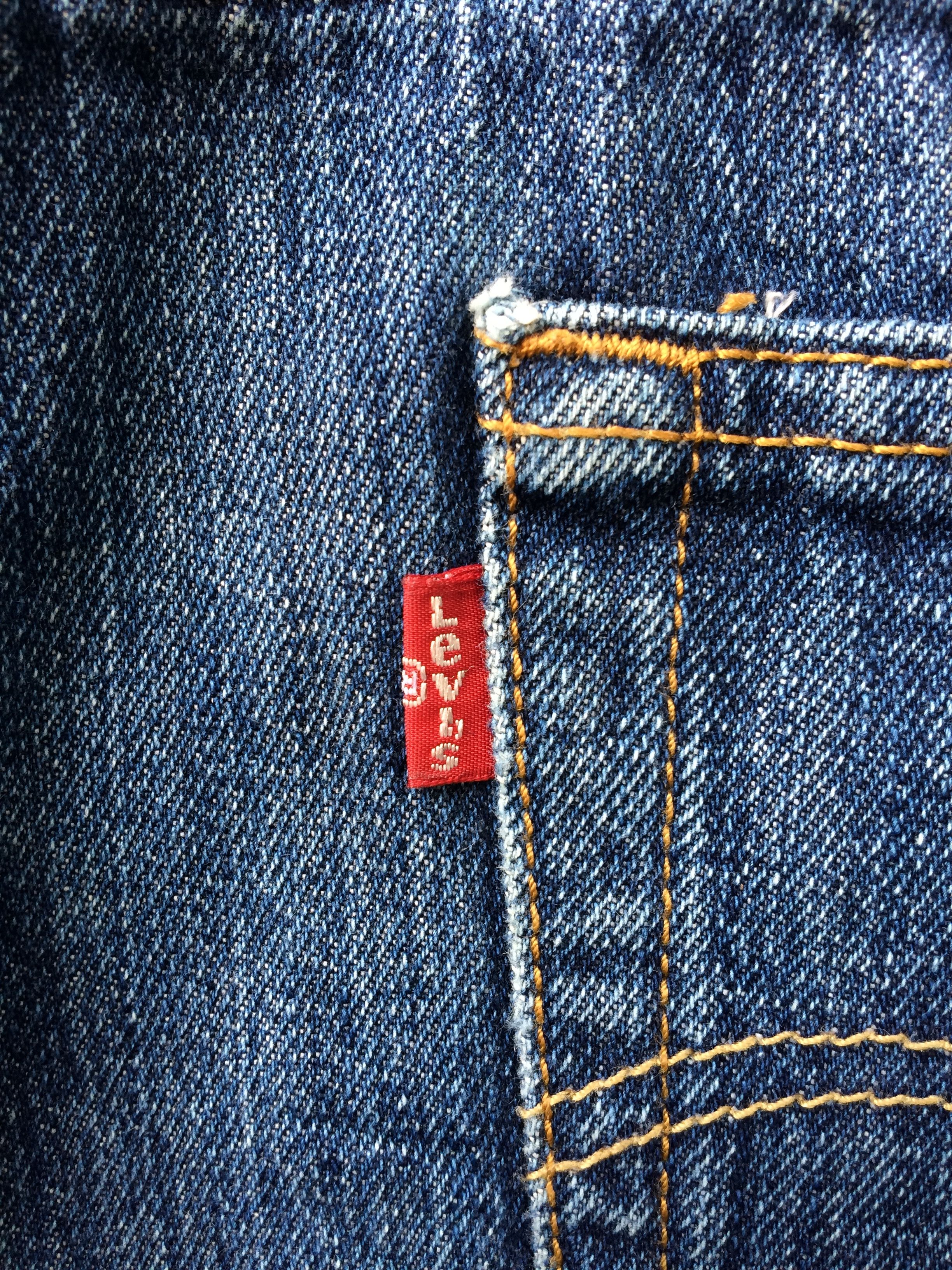 Levi's × Vintage Vintage Levis 501 Faded Dirty Blue Jeans #B-894 Size US 35 - 9 Thumbnail