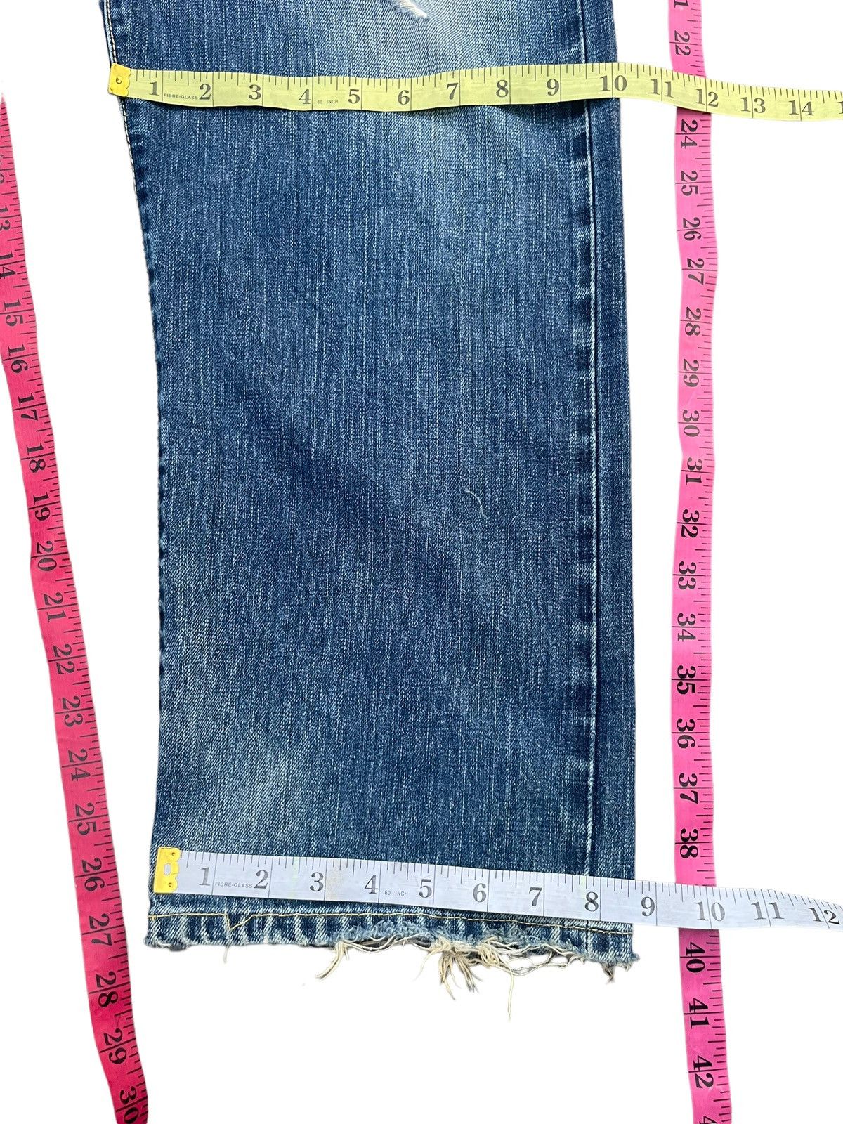 Edwin Vintage Edwin 505Z Selvedge Distresed & Rework Size US 36 / EU 52 - 20 Thumbnail