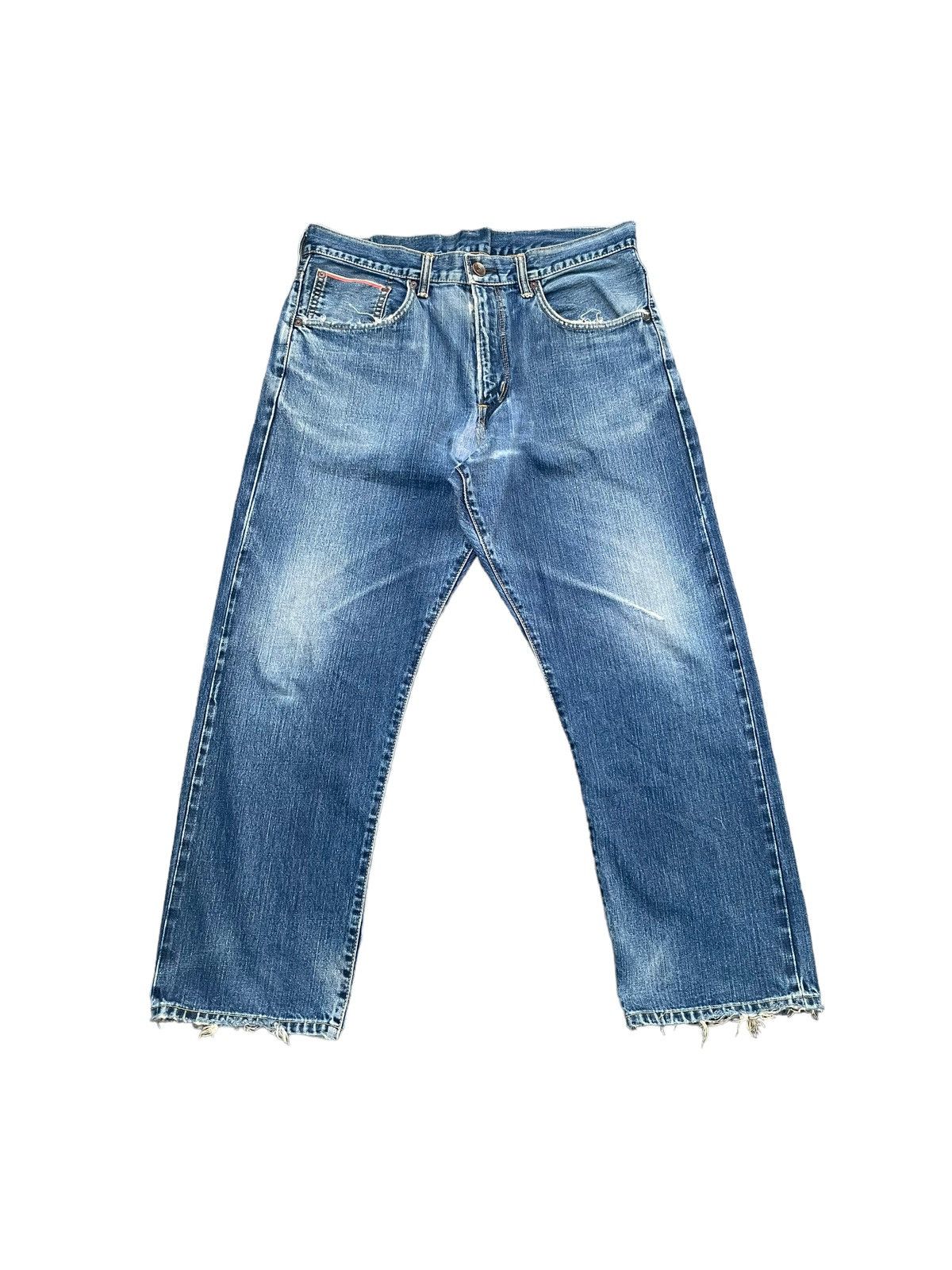 Edwin Vintage Edwin 505Z Selvedge Distresed & Rework Size US 36 / EU 52 - 2 Thumbnail