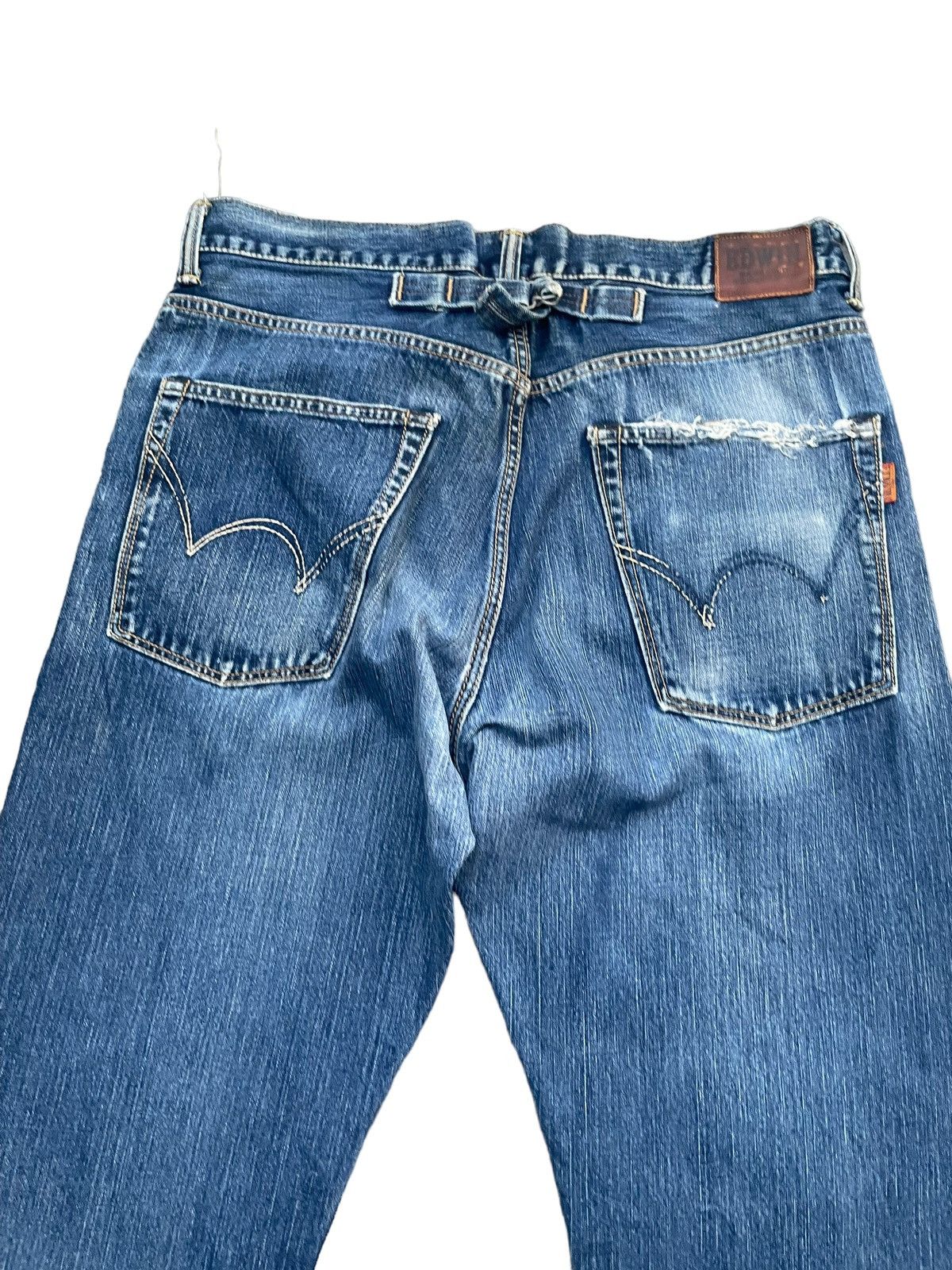 Edwin Vintage Edwin 505Z Selvedge Distresed & Rework Size US 36 / EU 52 - 16 Thumbnail