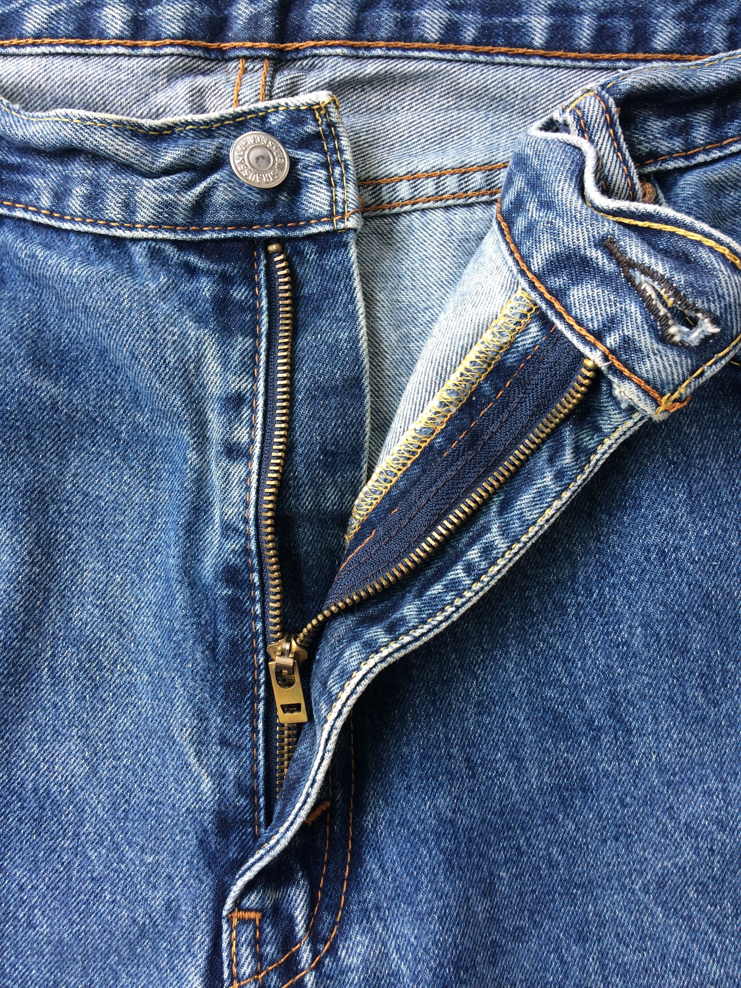 Levi's × Vintage Vintage Distressed Levis 505 Plus Size Jeans #B-298 Size US 41 - 3 Thumbnail