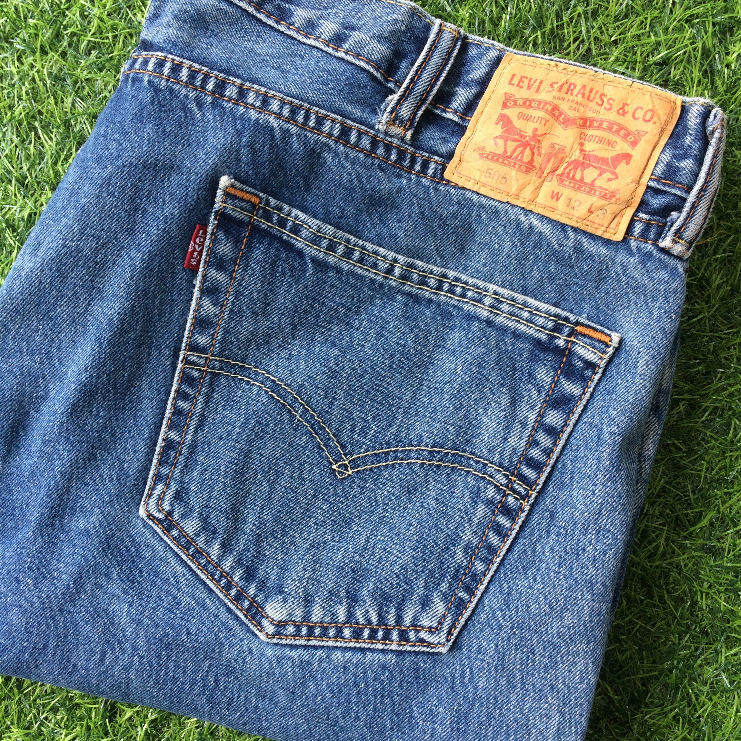 Levi's × Vintage Vintage Distressed Levis 505 Plus Size Jeans #B-298 Size US 41 - 5 Thumbnail